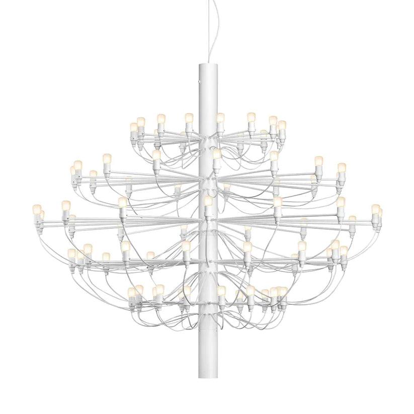 2097 Mid-Century Retro Candle Chandelier with 18/30/50/75 heads - Candle-1-Luxehomezone