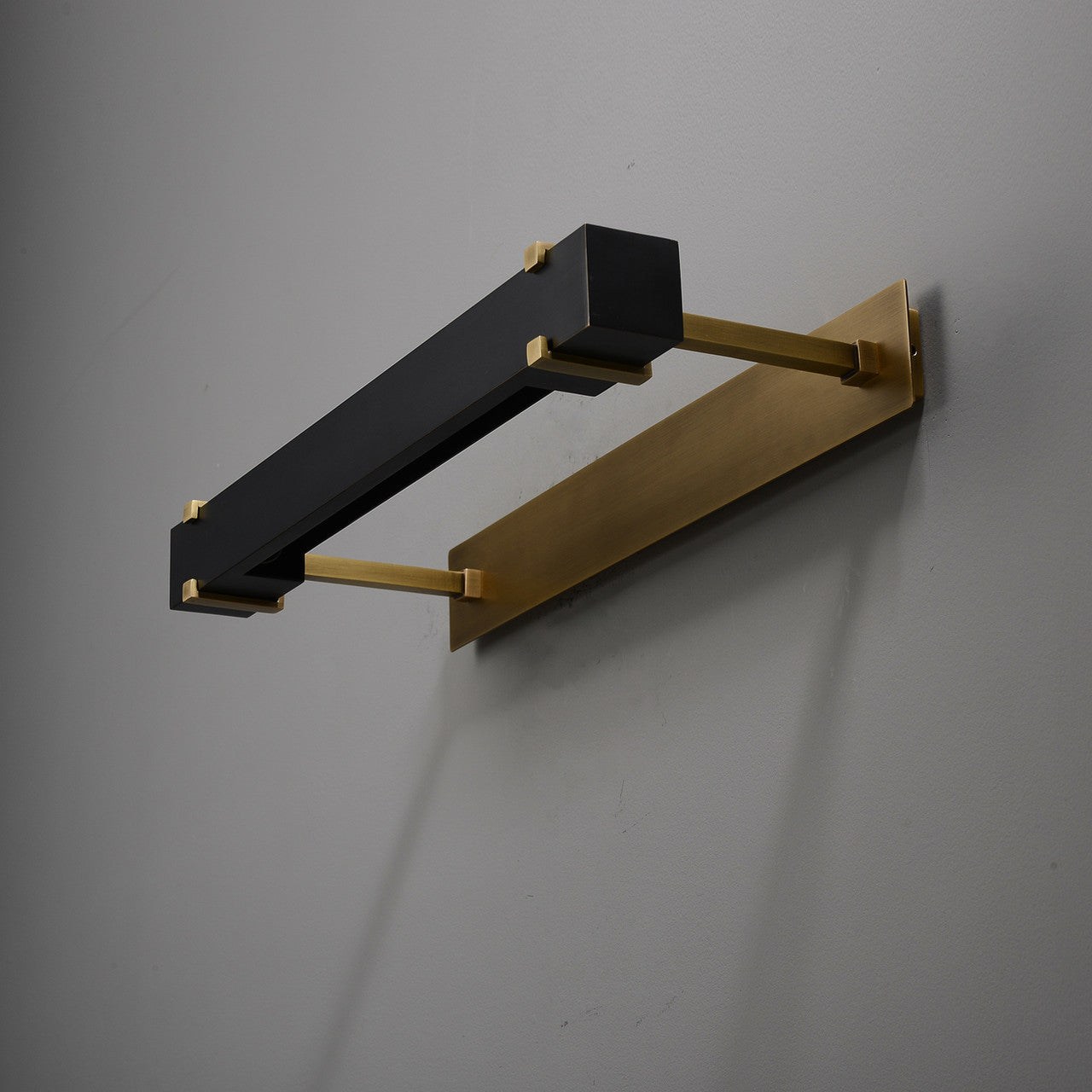 Black Rectangular Box Wall Sconce