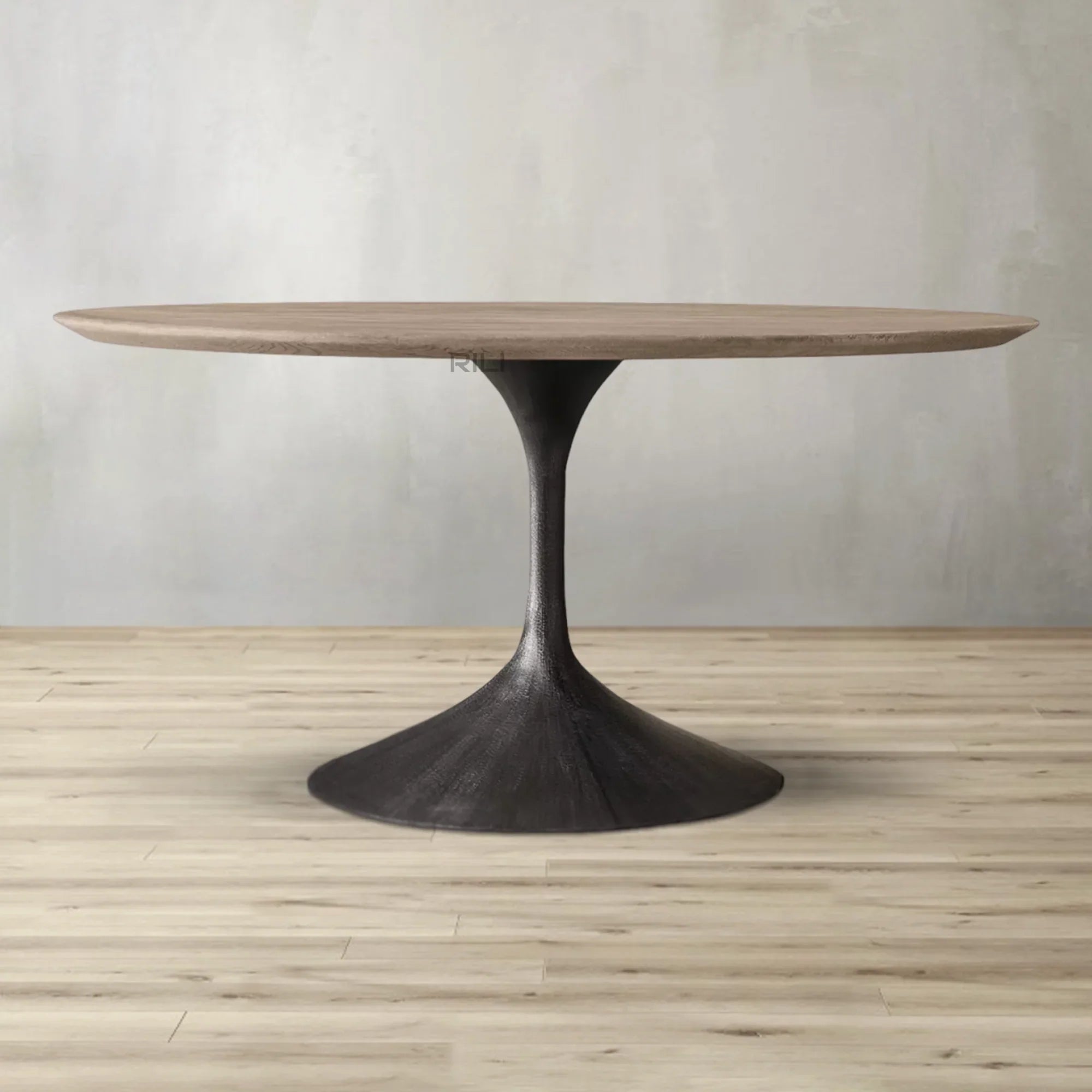 Aero Wood Round Dining Table