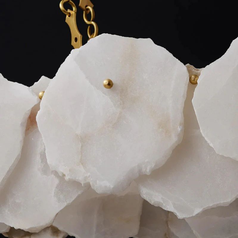 Talan Alabaster Oval Chandelier