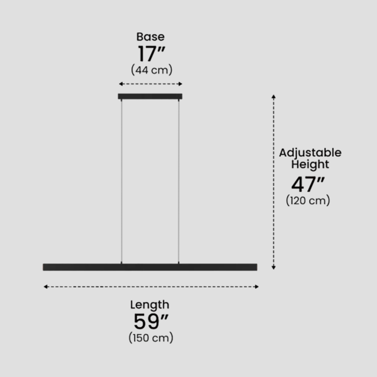 Dimmable LED  Linear Pendant Light - Bar-1-Luxehomezone