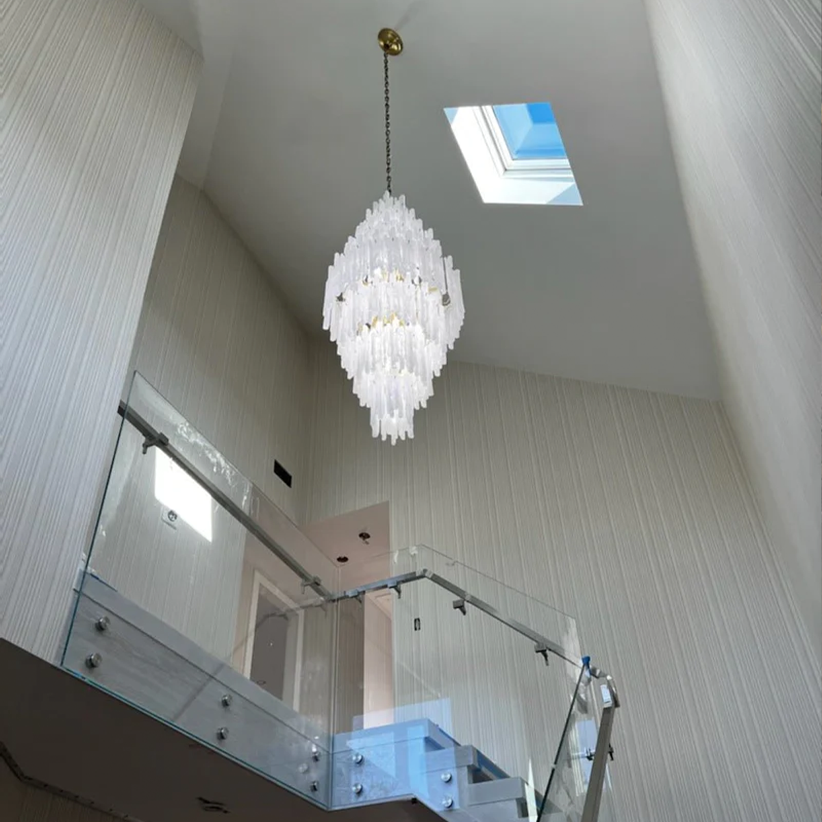 Blanch Cascading Murano Glass Chandelier - Helia-1-Luxehomezone