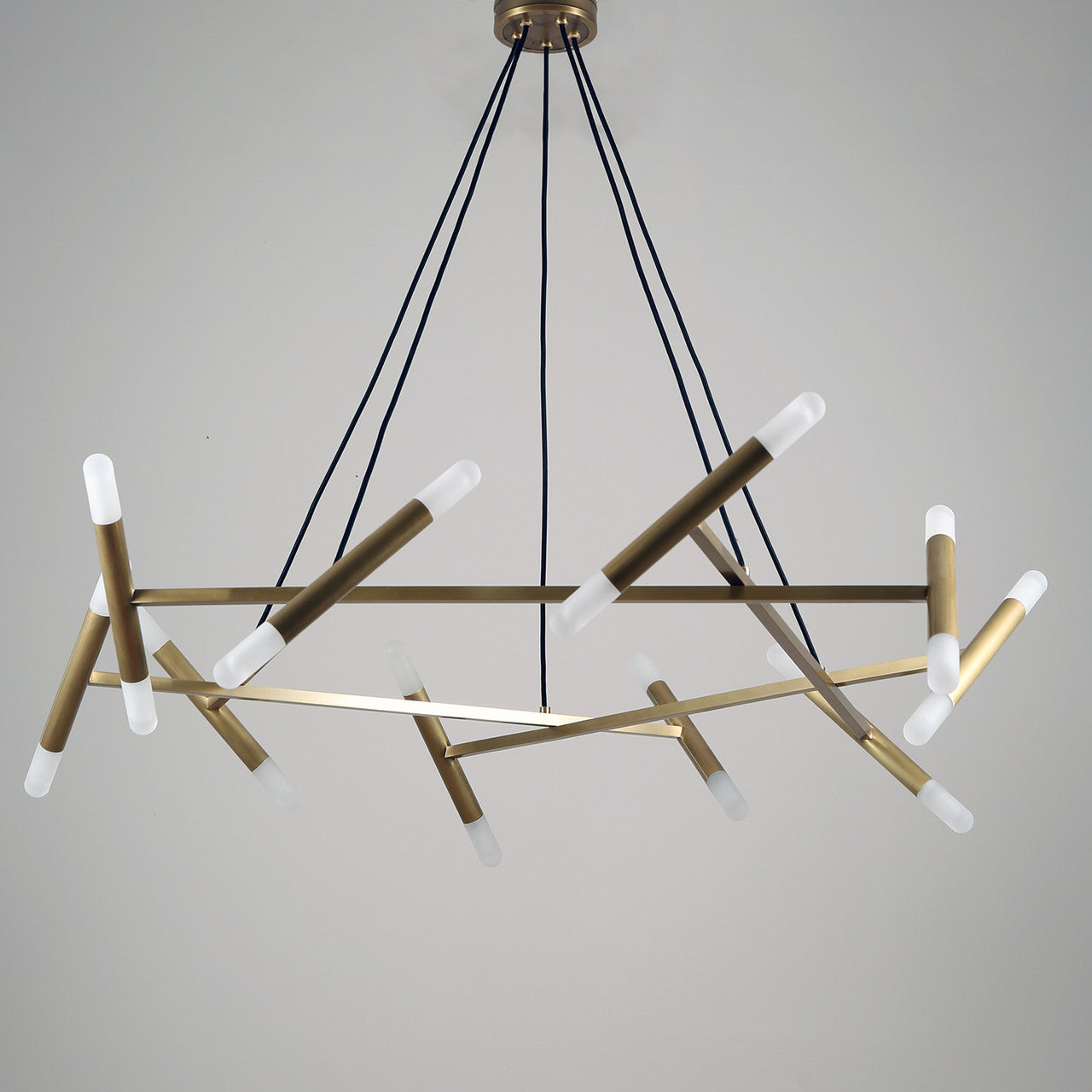 Patrick Chandelier 20 Lights Brass