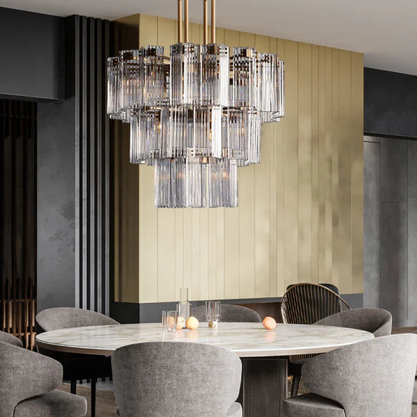 Delsie Round Chandelier 38"