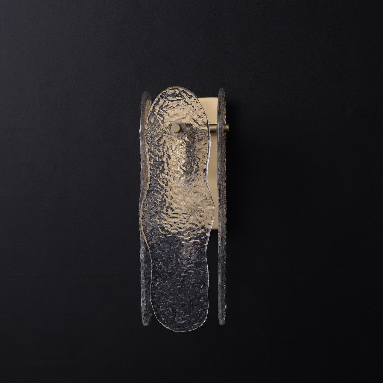 Ice Sculpture Glass Wall Sconce