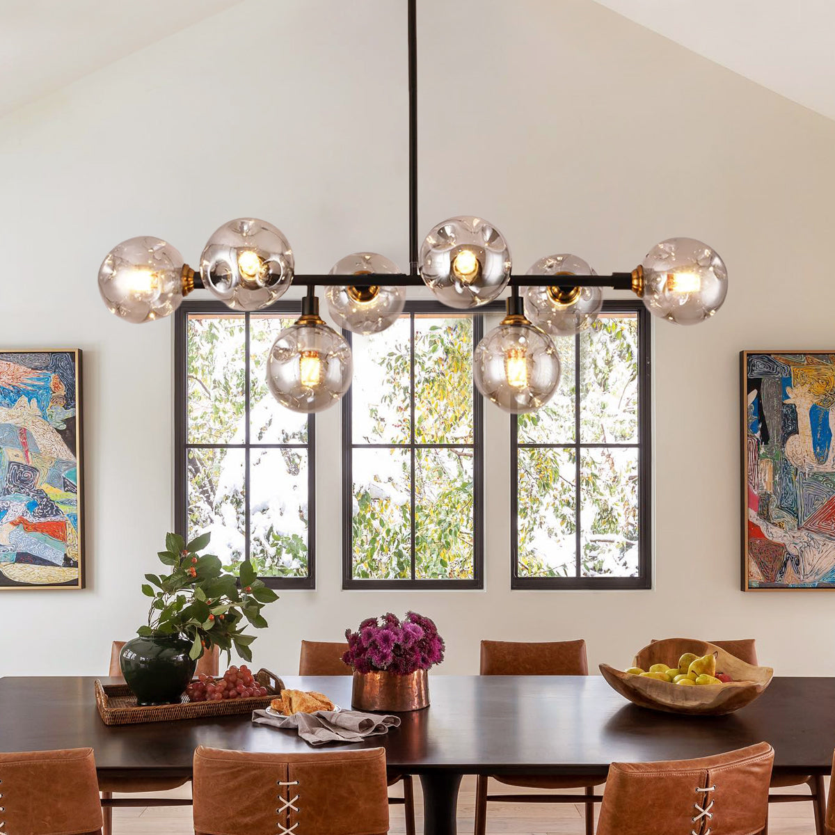 Primas Glass Linear Chandelier - Hailey, Optimized-1-Luxehomezone