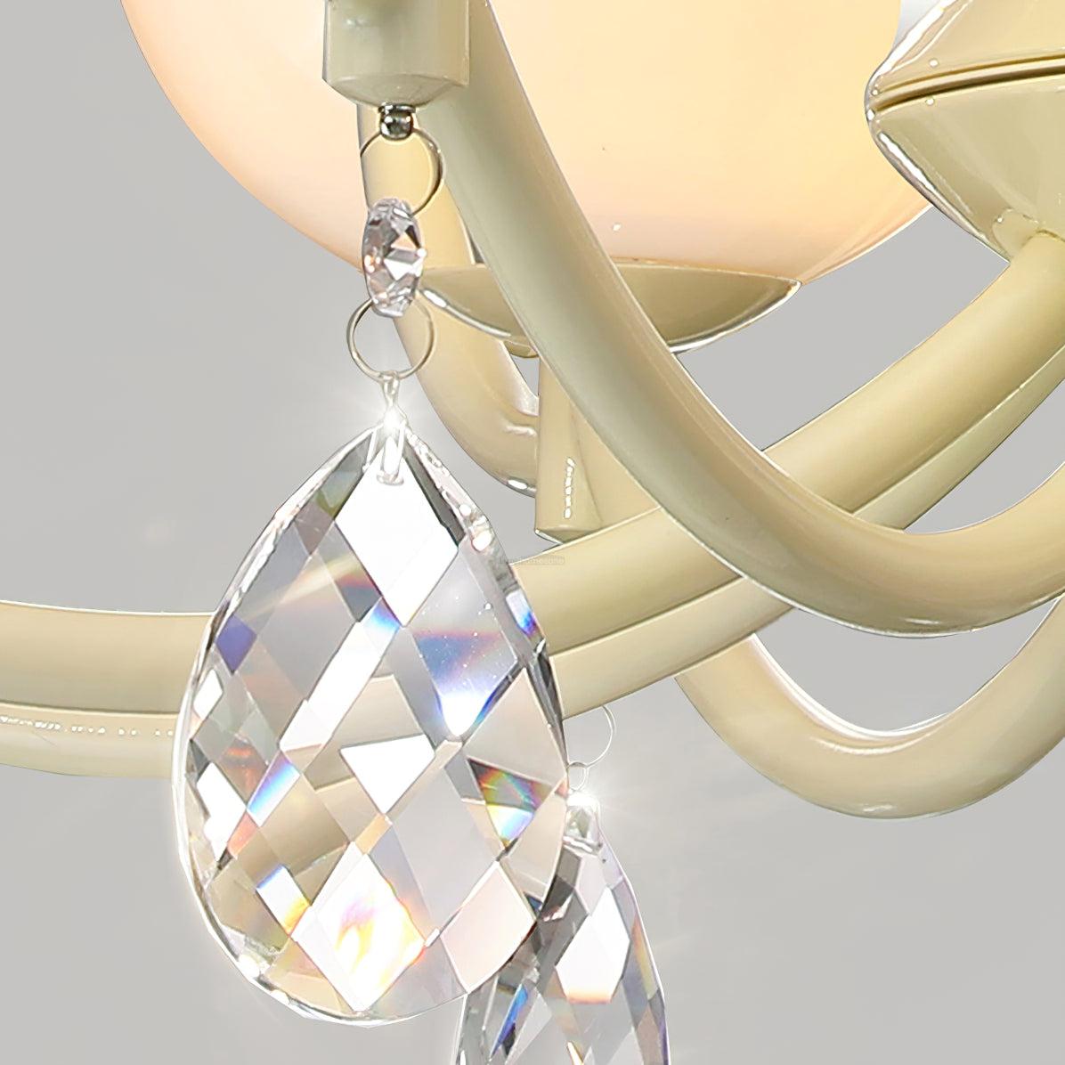 Doria Crystal Chandelier with 6/8/10 heads - Luxehomezone