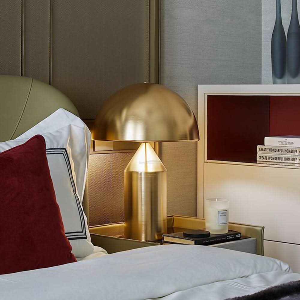 Atollo Metal Table Lamp ∅ 9.8″ - Luxehomezone