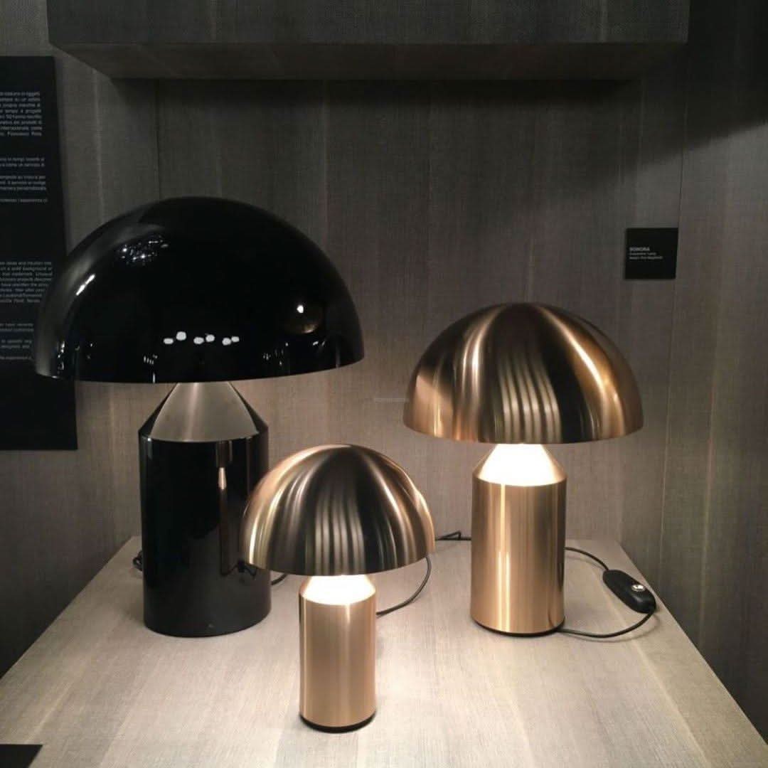Atollo Metal Table Lamp ∅ 9.8″ - Luxehomezone