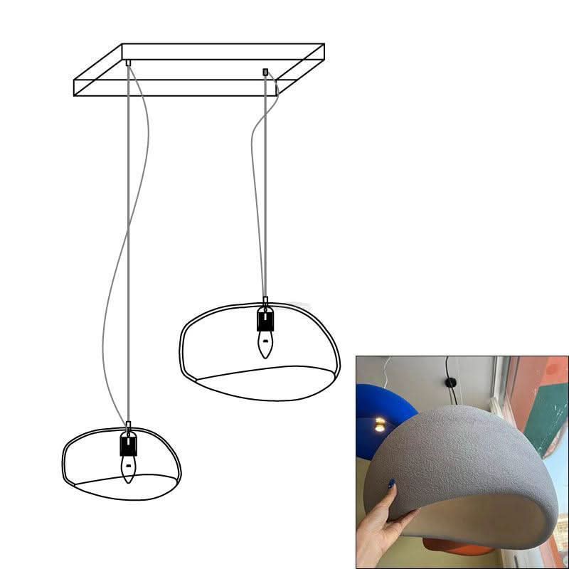 Khmara Chandelier with Rough Combination Type A - Luxehomezone