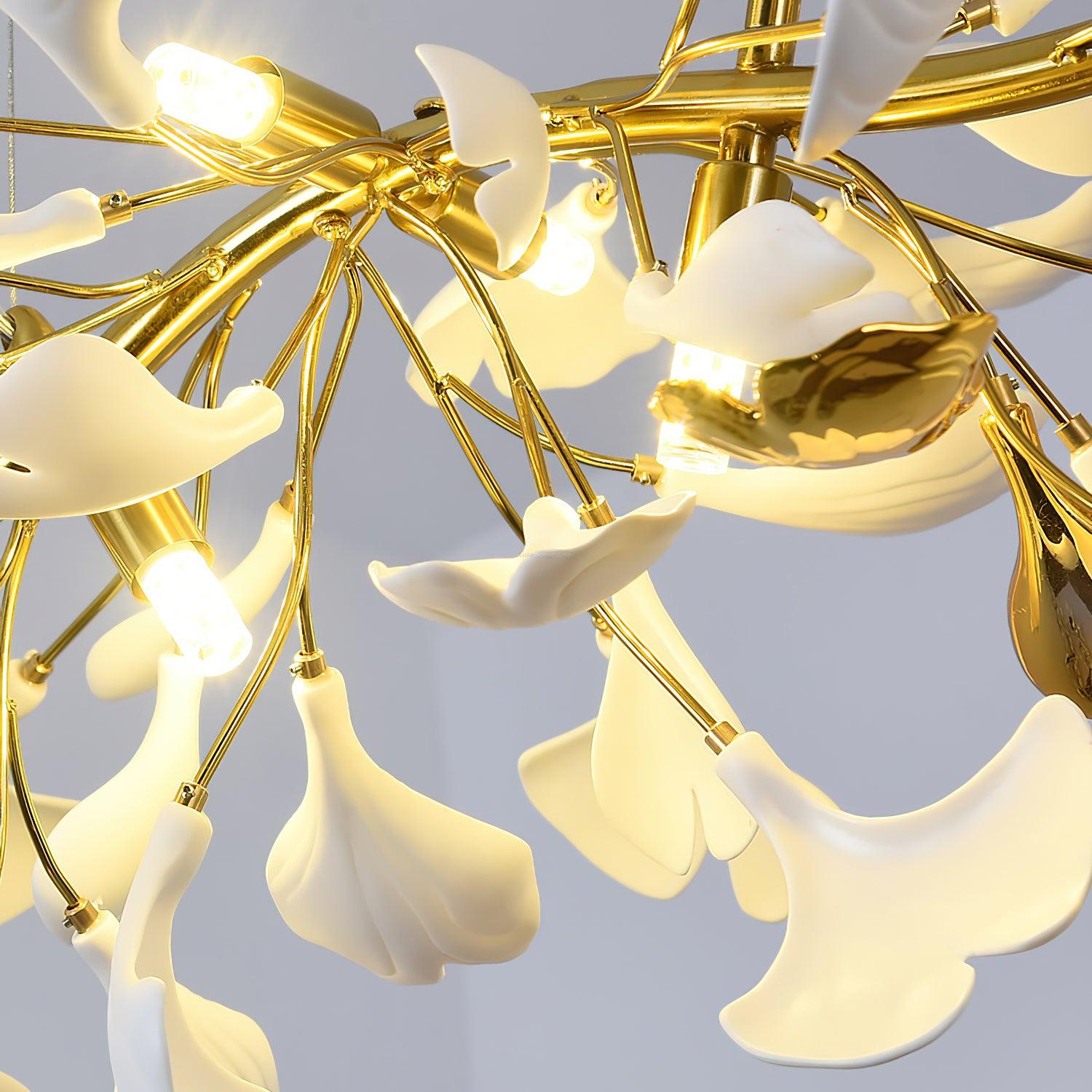 Gingko Chandelier Style D - Gingko, Gingko Chandelier-1-Luxehomezone