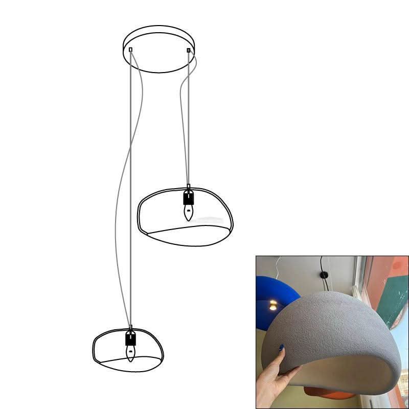 Khmara Chandelier with Rough Combination Type A - Luxehomezone