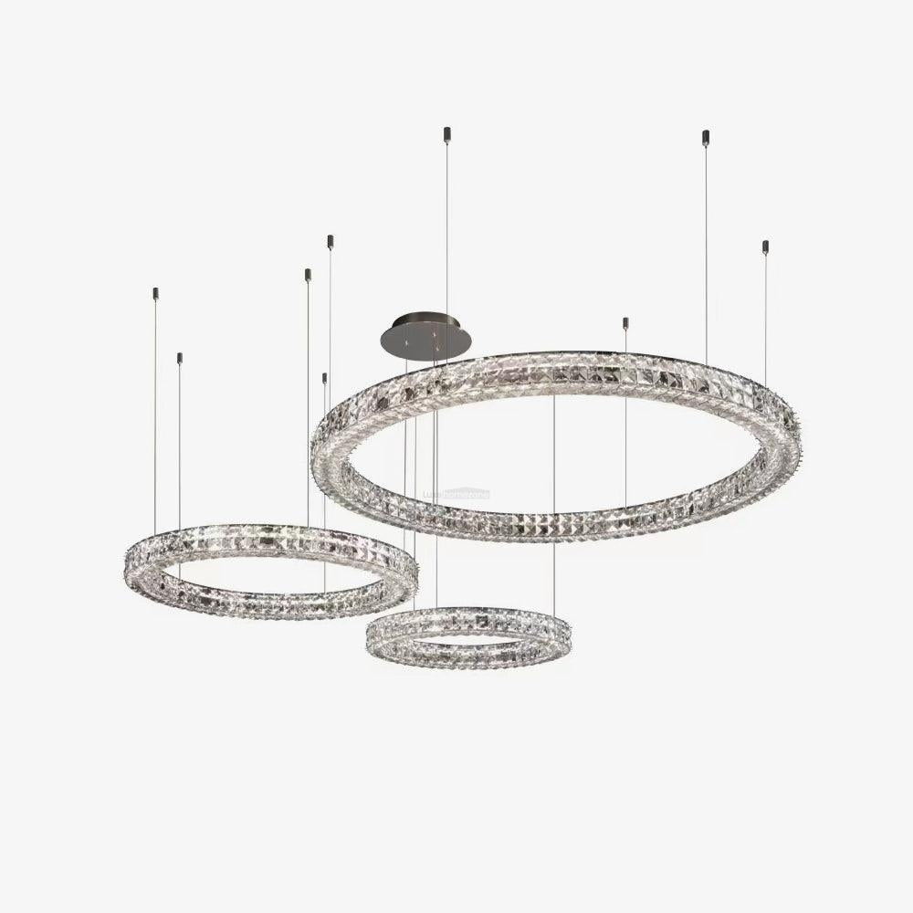 Spiridon Crystal Chandelier ∅ 15.7″~39.4'' - Crystals-1-Luxehomezone