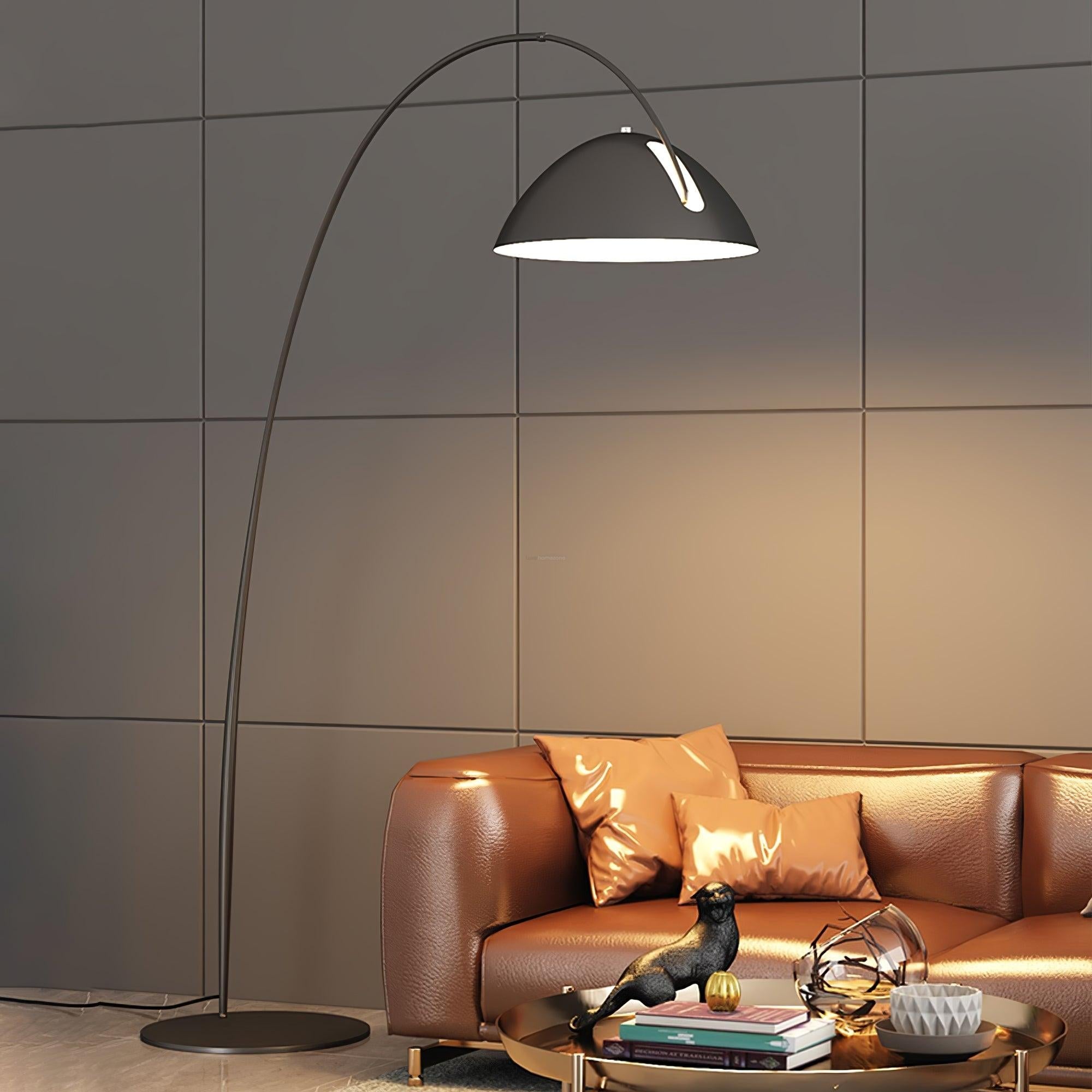 Pluma Floor Lamp ∅ 57.5″ - Bent-1-Luxehomezone