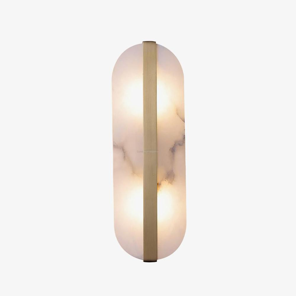 Stone Alabaster LED Wall Sconce - Alabaster, Alabaster Wall Lamp-1-Luxehomezone