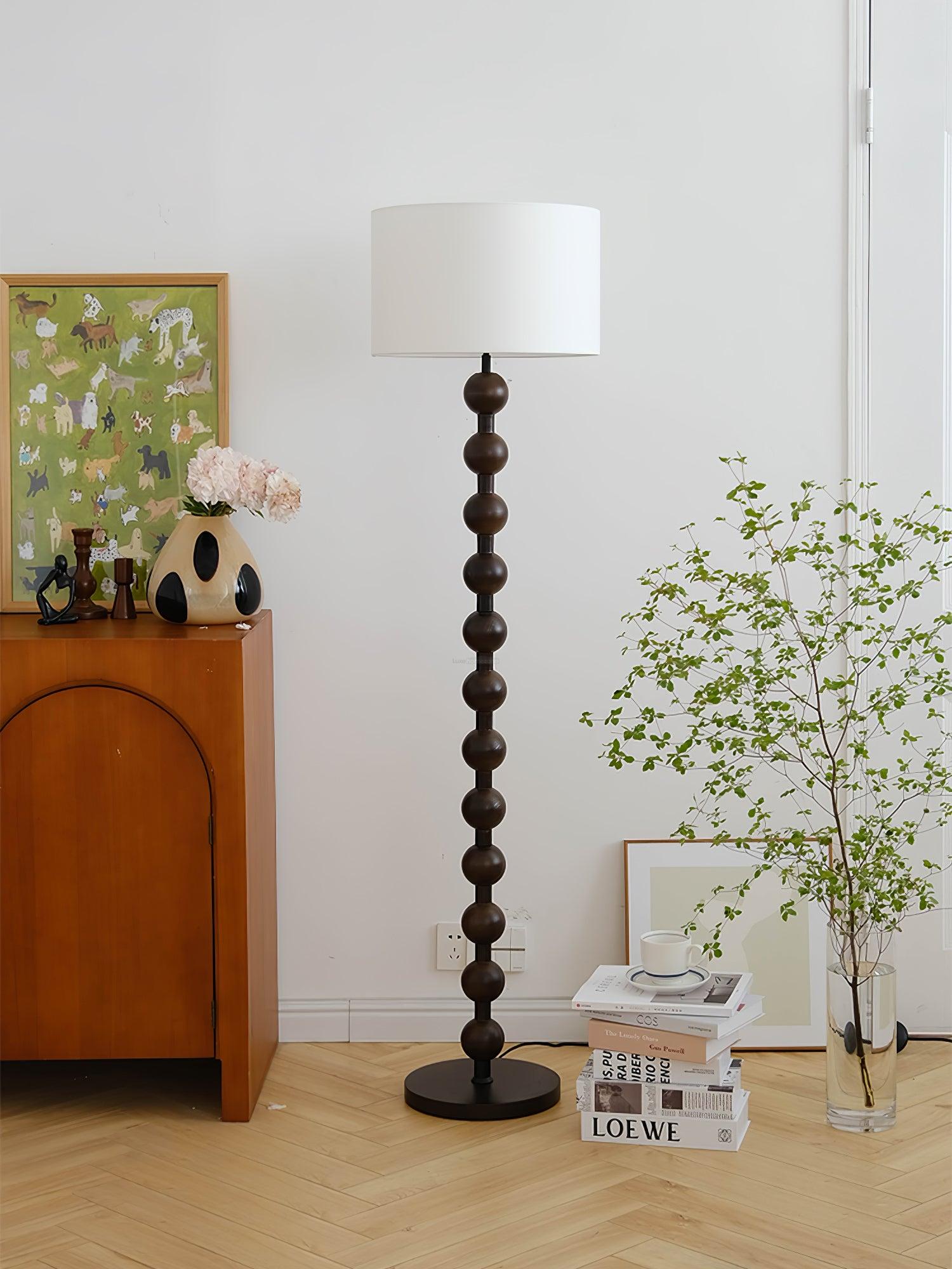 Hugo Barbell Floor Lamp  ∅ 15.7″ - Luxehomezone