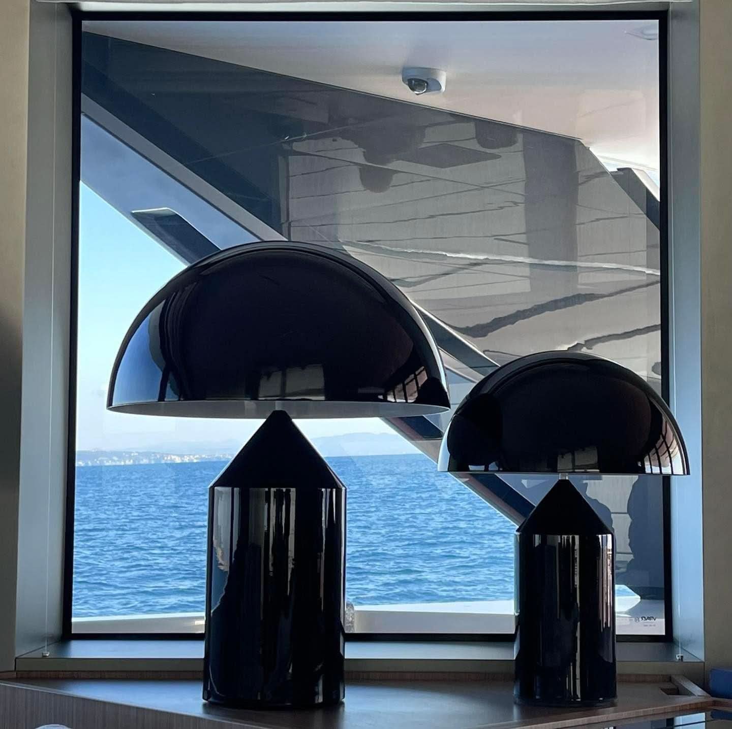 Atollo Metal Table Lamp ∅ 9.8″ - Luxehomezone