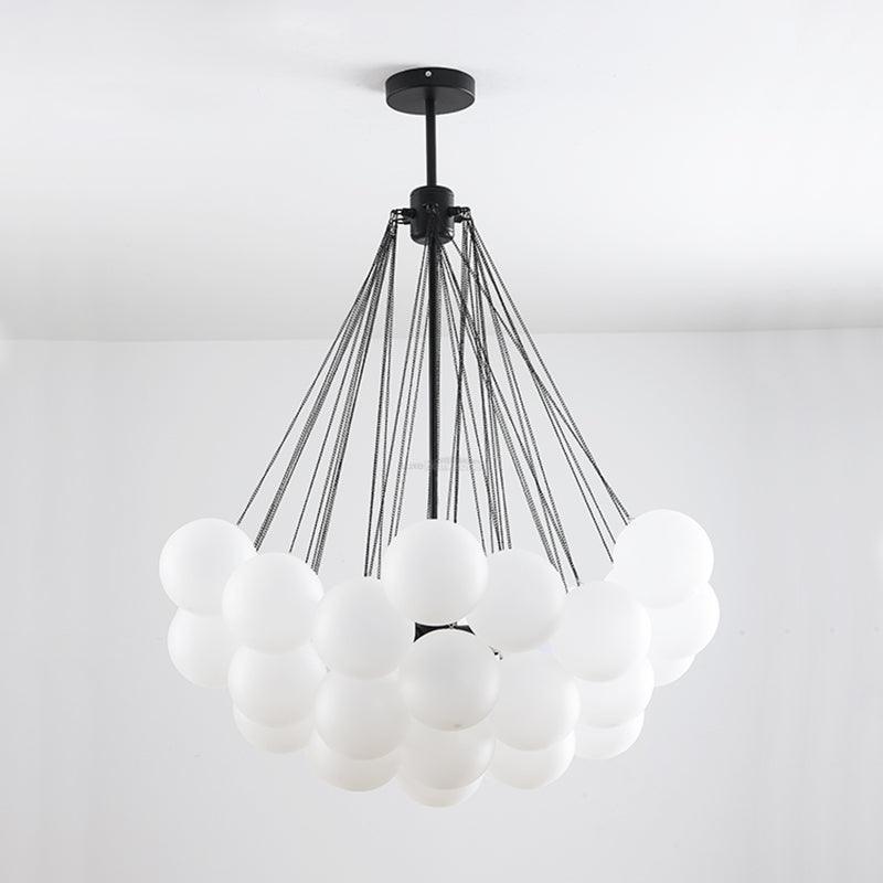 Glass Bubble Chandelier - Bend, chandeliers-1-Luxehomezone