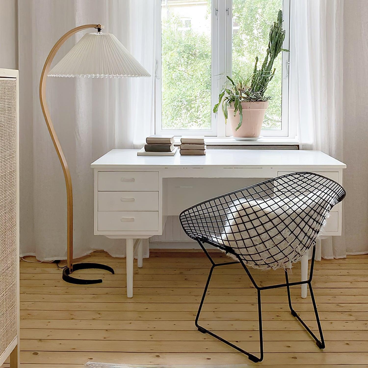 Caprany Floor Lamp - Drapery-1-Luxehomezone