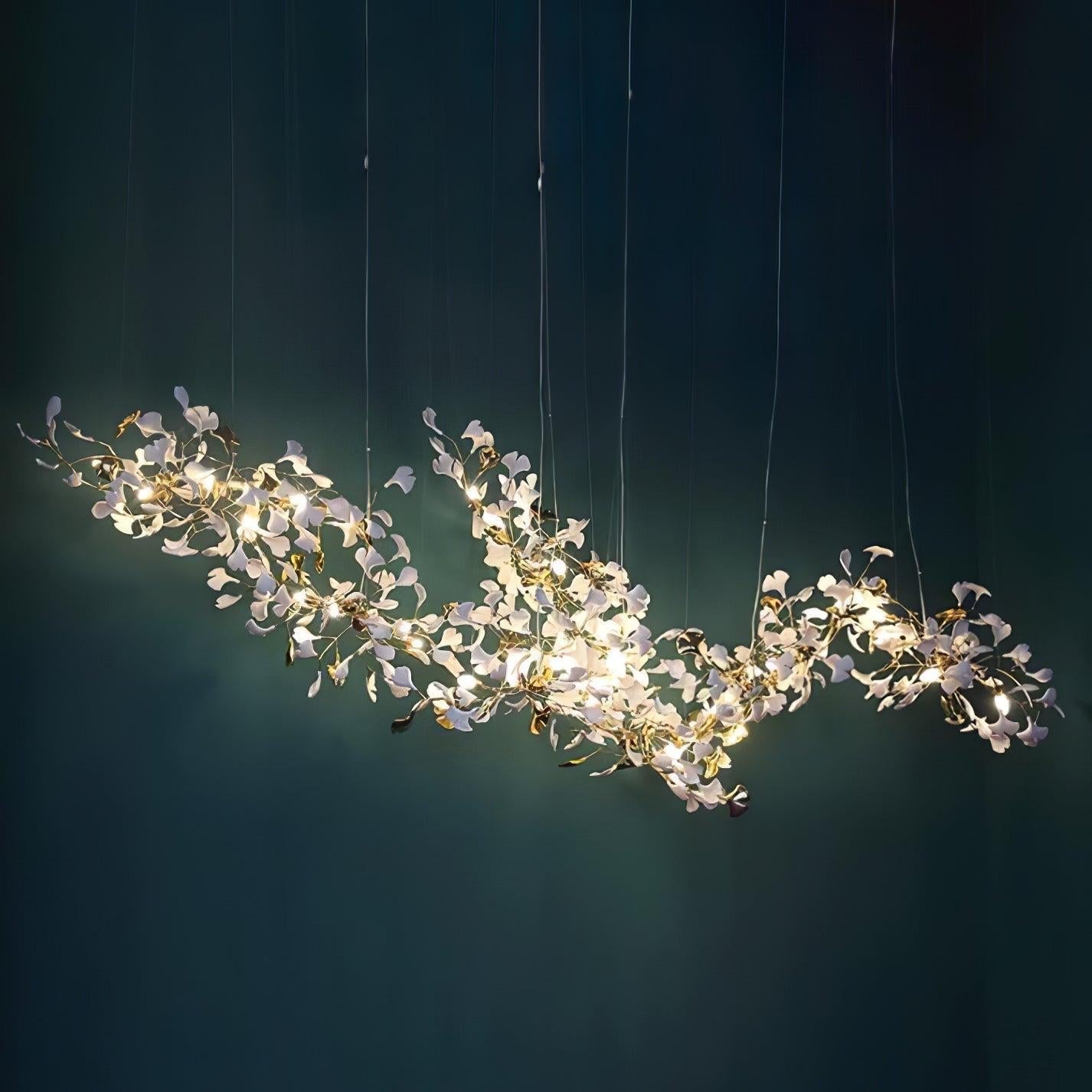 Gingko Chandelier with Double Layer Combination - Gingko, Gingko Chandelier-1-Luxehomezone