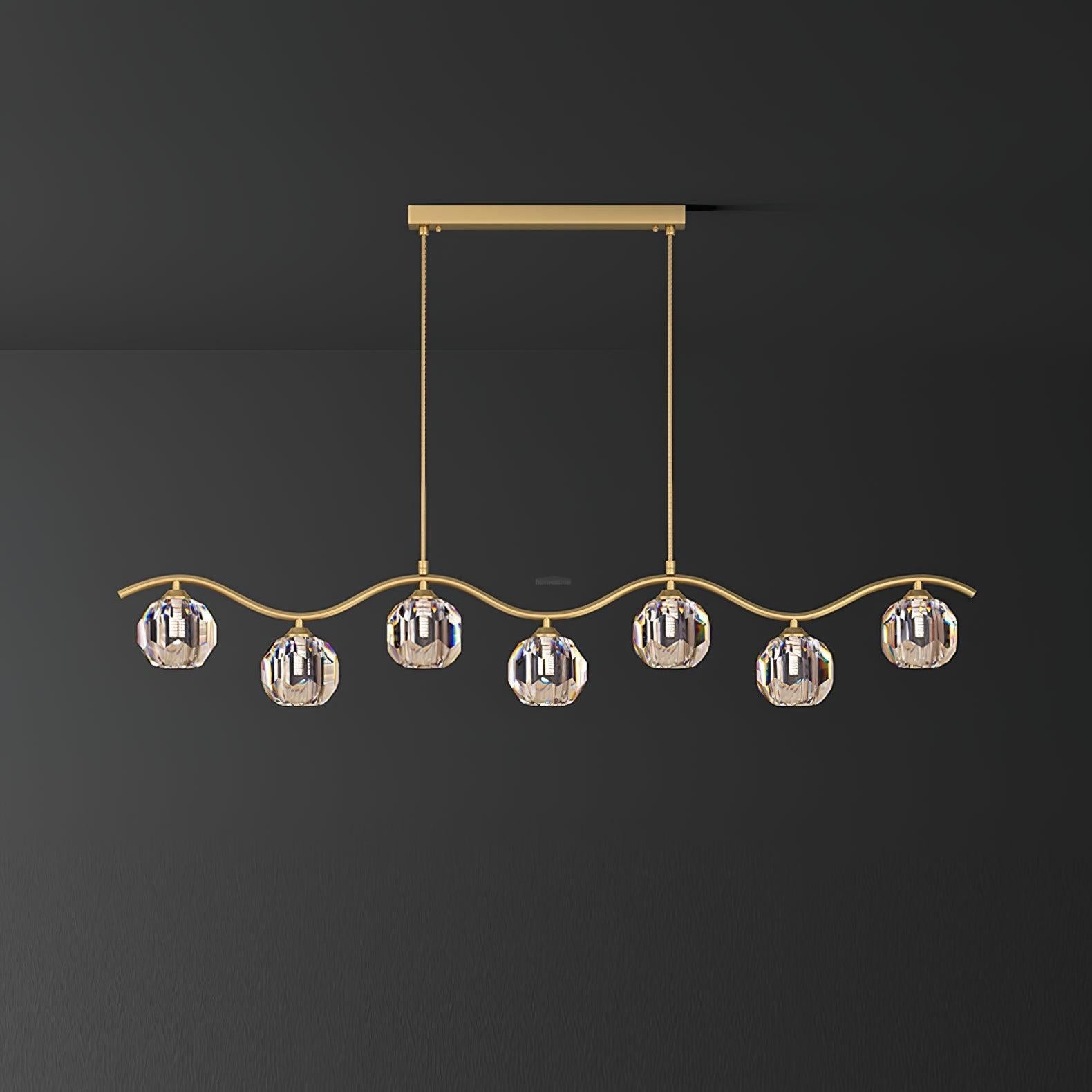 Eara Crystal Chandelier with 3/5/7 heads - Luxehomezone