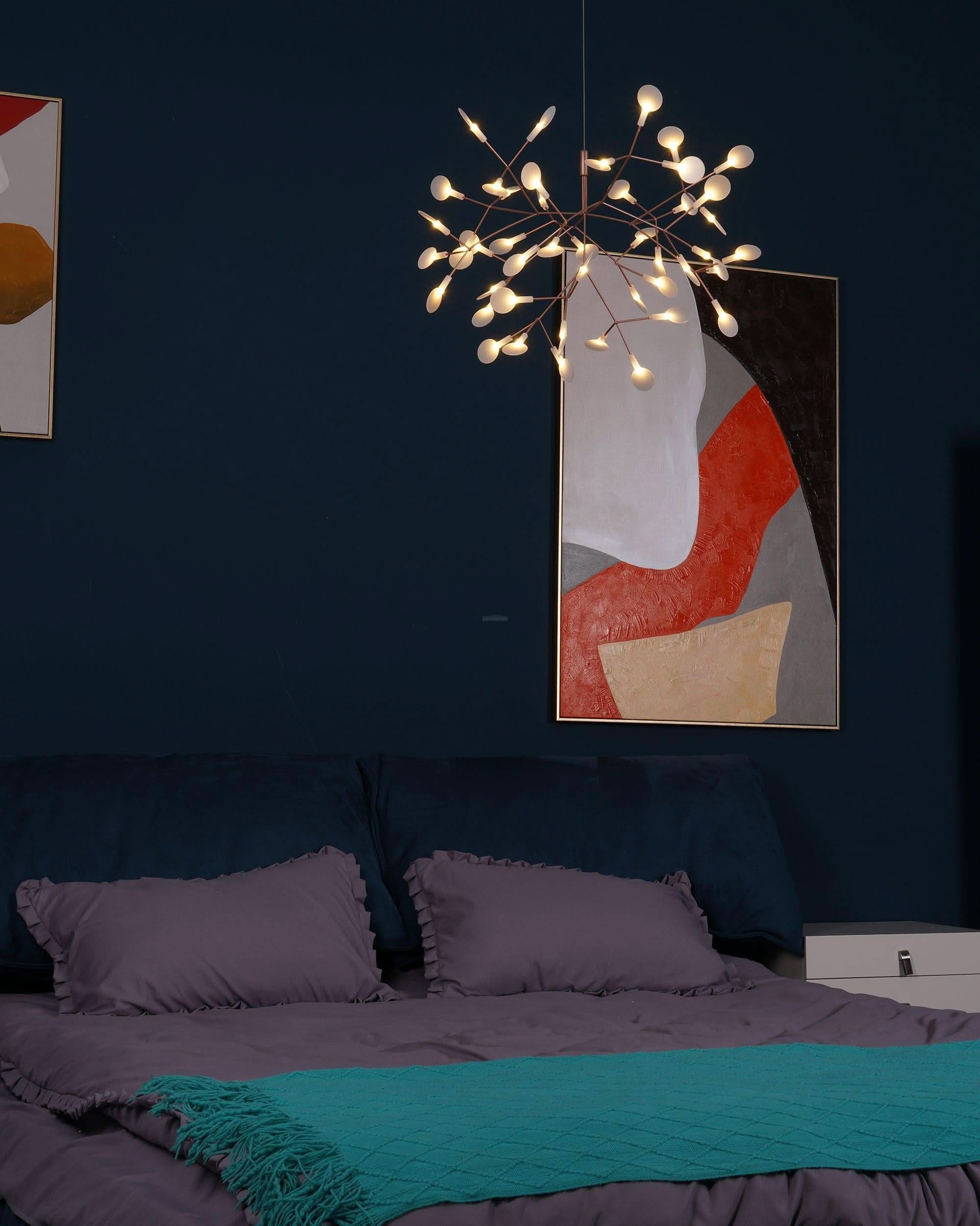 Rose Gold Firefly Chandelier - Luxehomezone