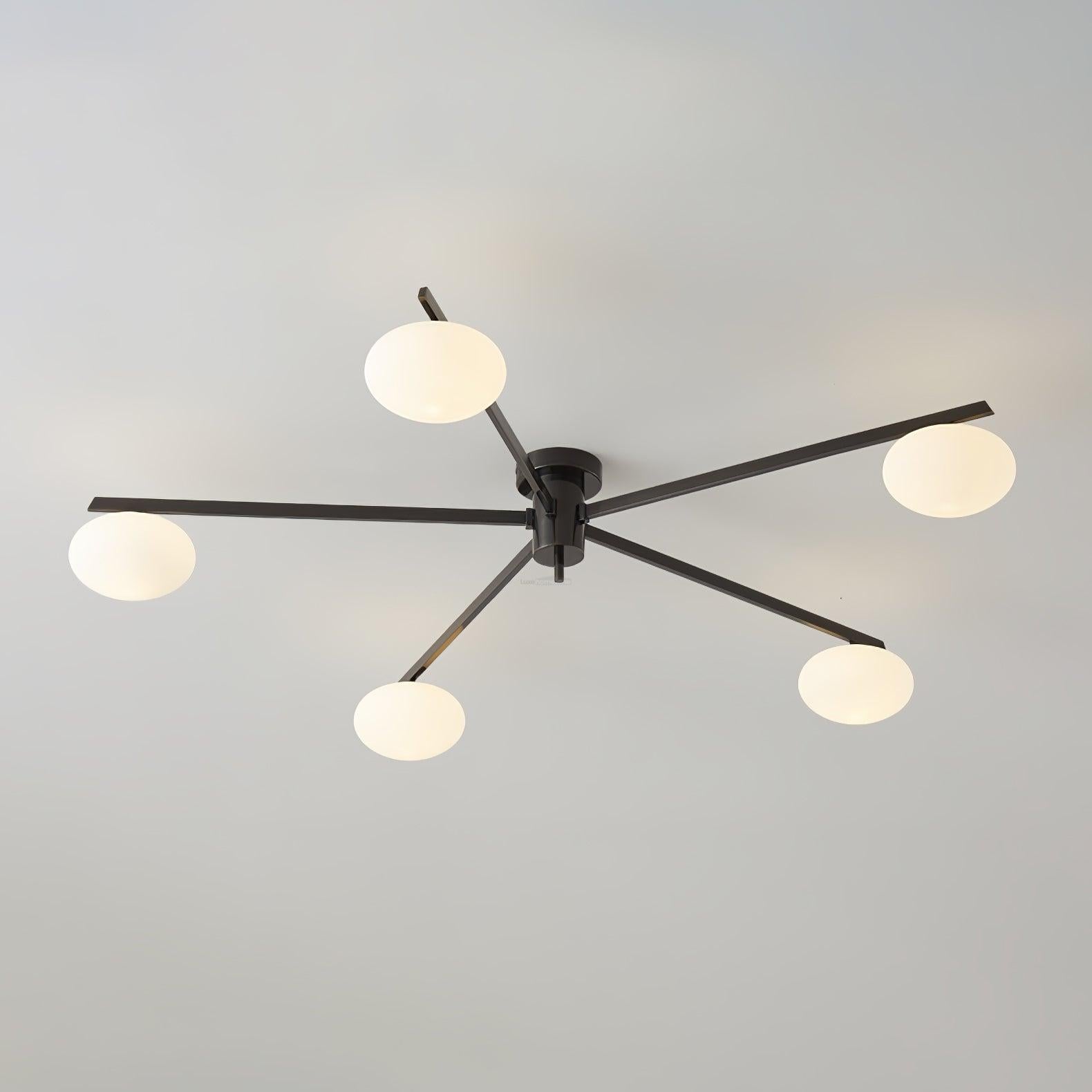 Ceiling Lamp with 3/5/6 heads - Optimized, Semi Flush Mounts-1-Luxehomezone