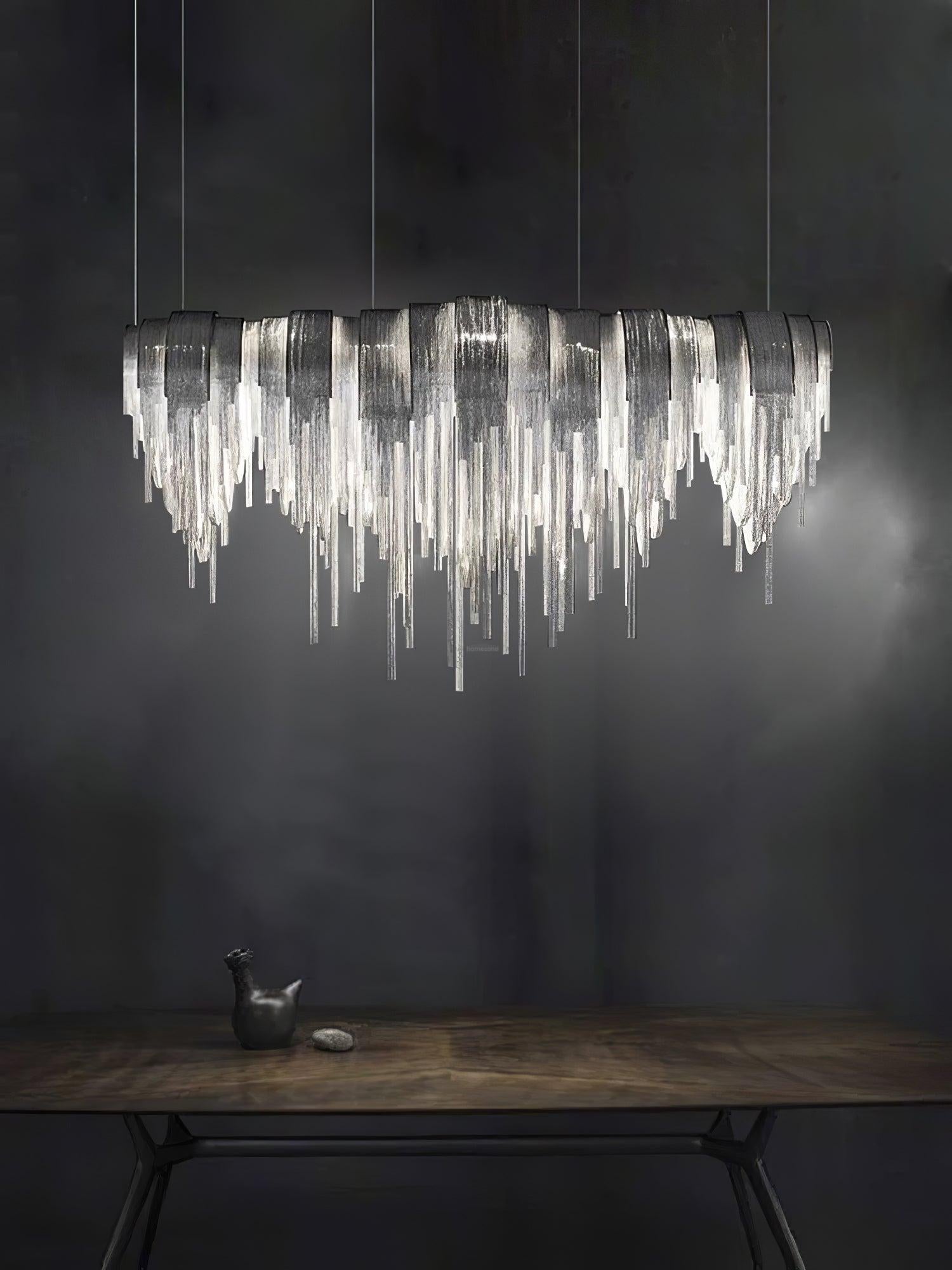 Length Chains Chandelier ∅ 23.6″ - Tassel-1-Luxehomezone