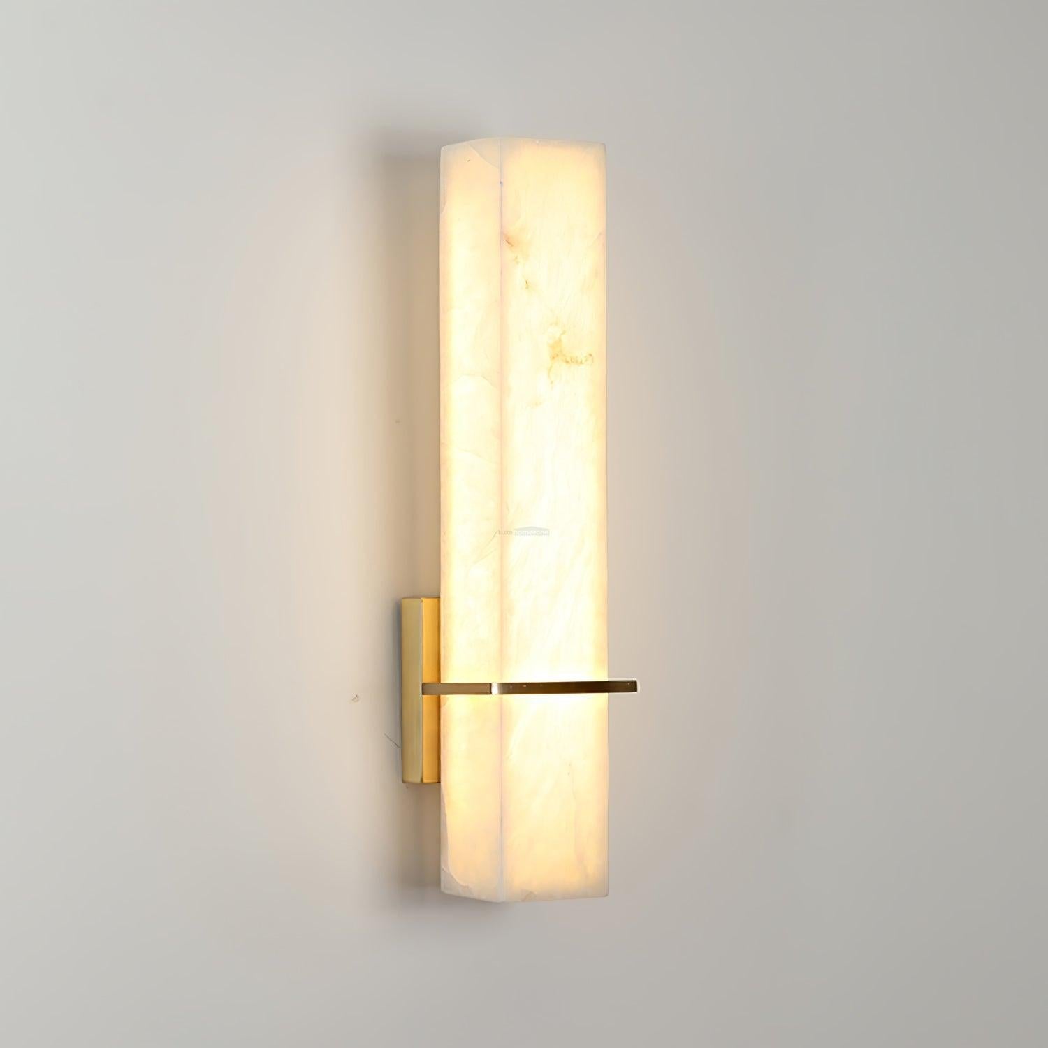 Milan Alabaster Wall Sconce Style A - Alabaster, Alabaster Wall Lamp-1-Luxehomezone