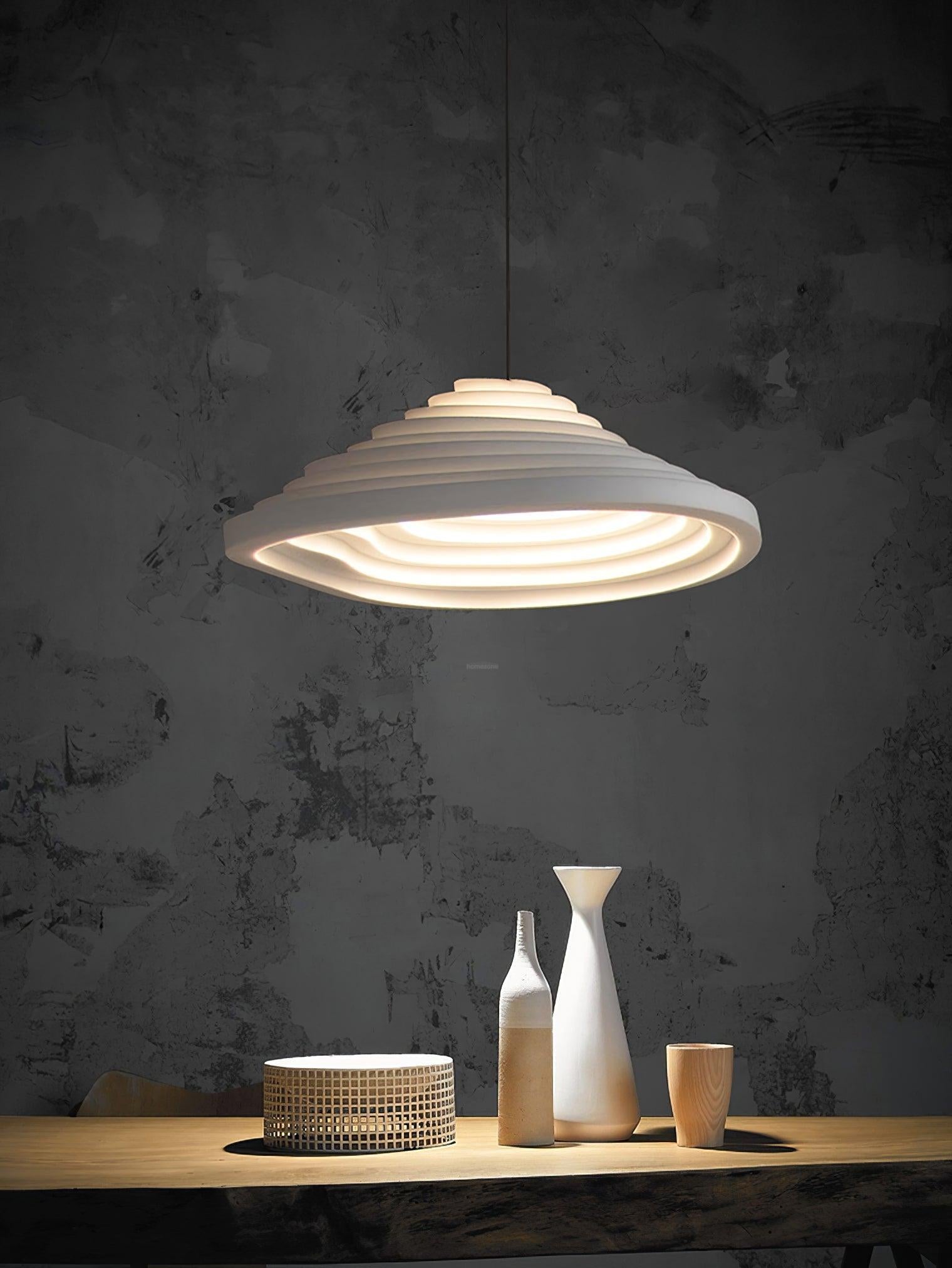 Rice Field Acoustic Acrylic Pendant - Luxehomezone