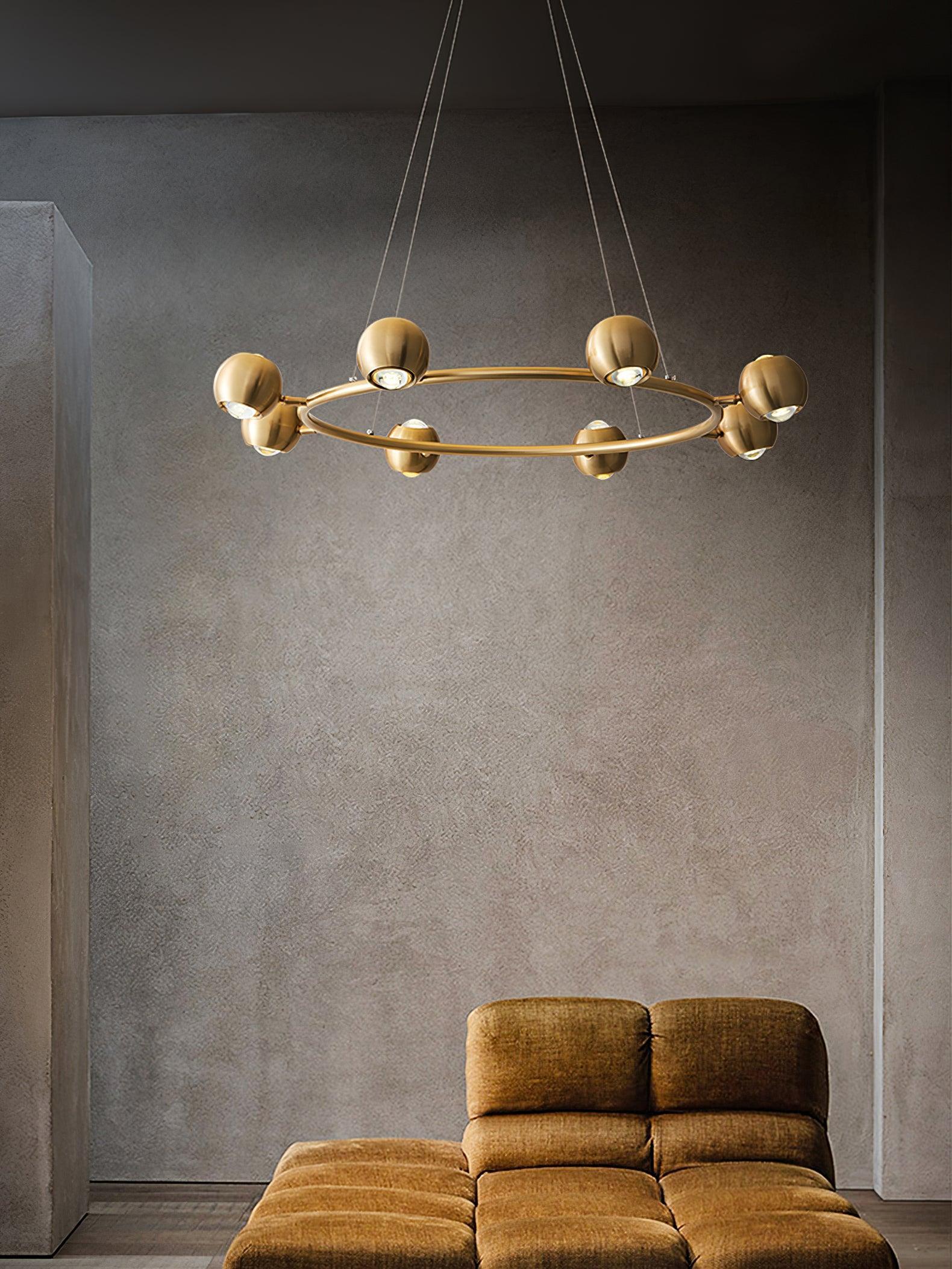 Callisto Chandelier ∅ 21.7″ - Marshmallow-1-Luxehomezone