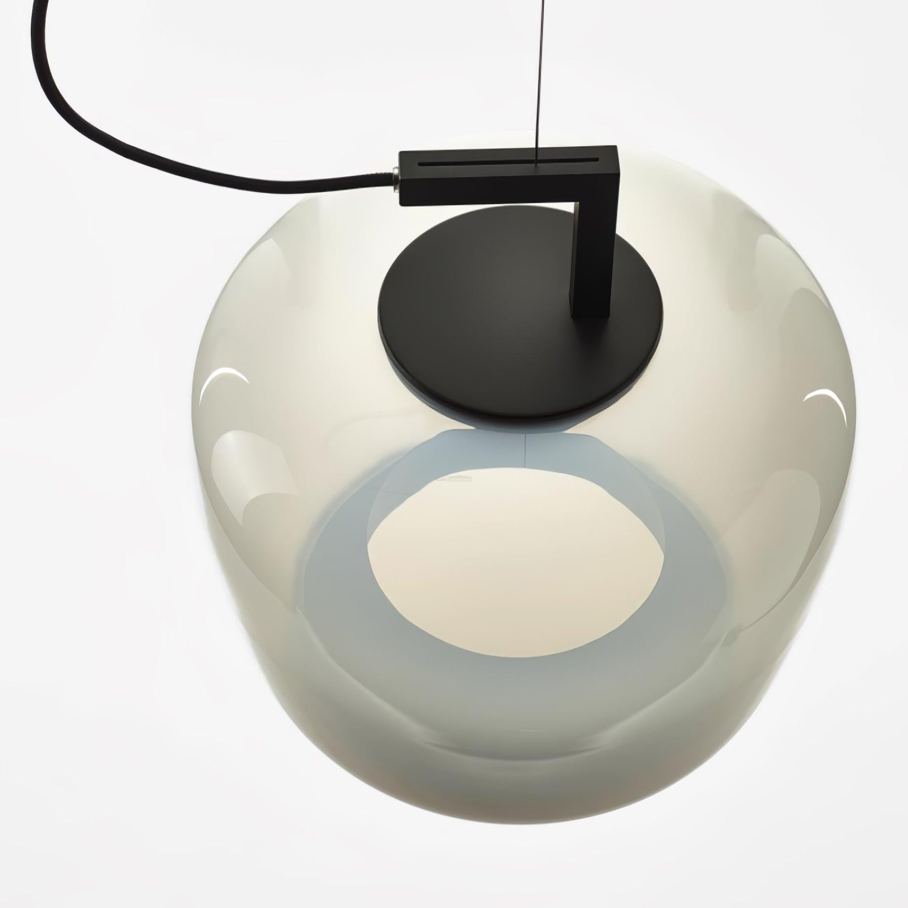 Doppelte Pendant - Art Glass-1-Luxehomezone
