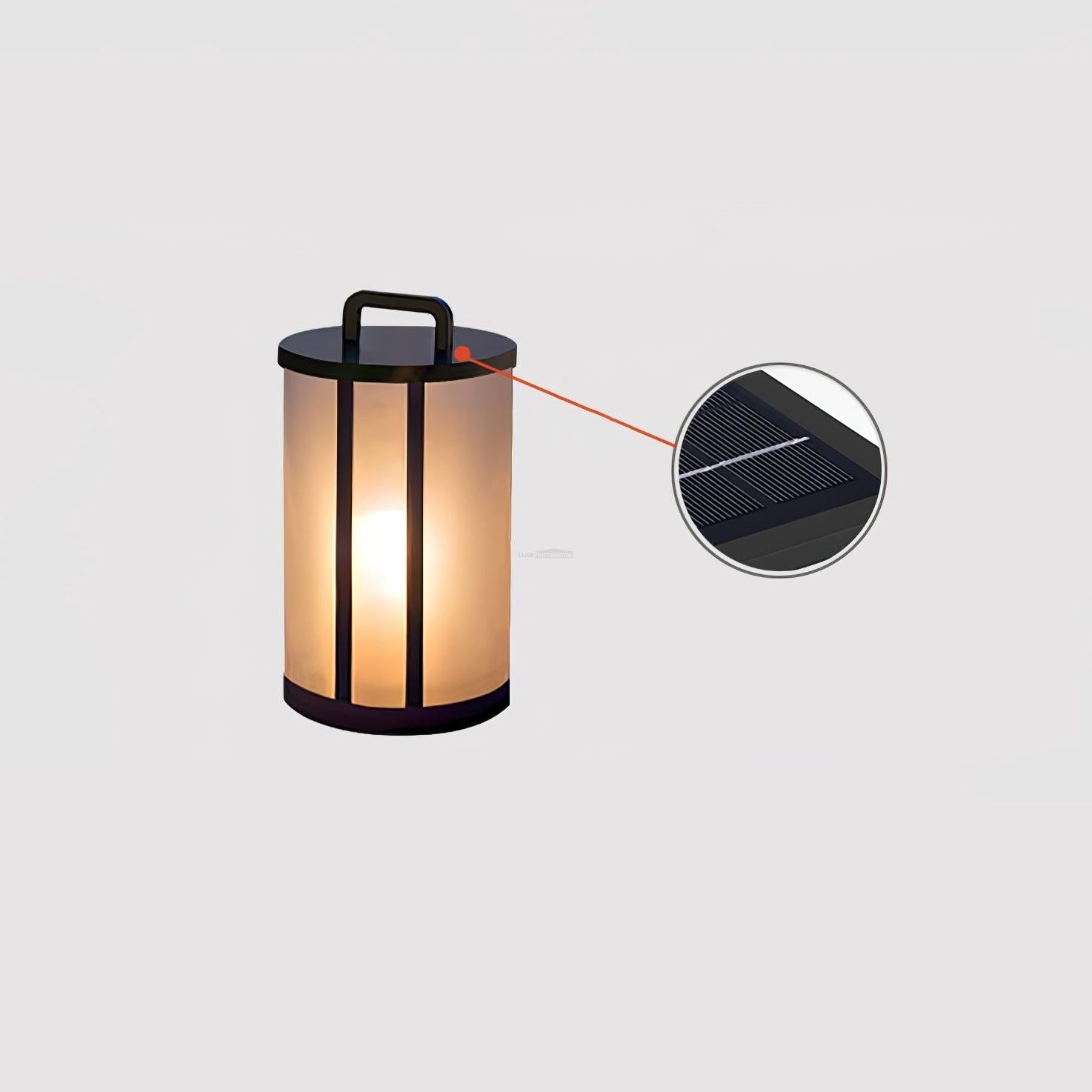 Round Pillar Acrylic Lantern Lamp for Outdoor - Luxehomezone