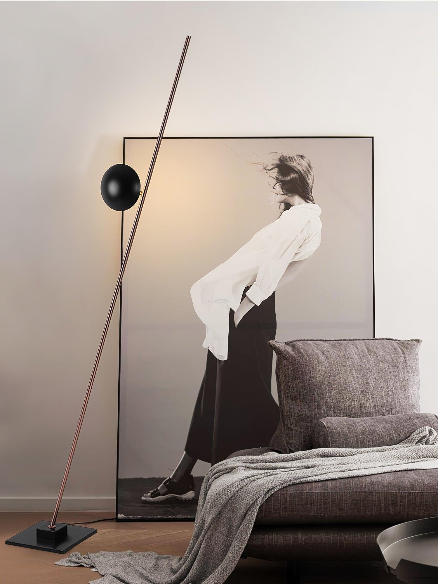 Lederam Floor Lamp with 1/2/3 heads - Mini-1-Luxehomezone