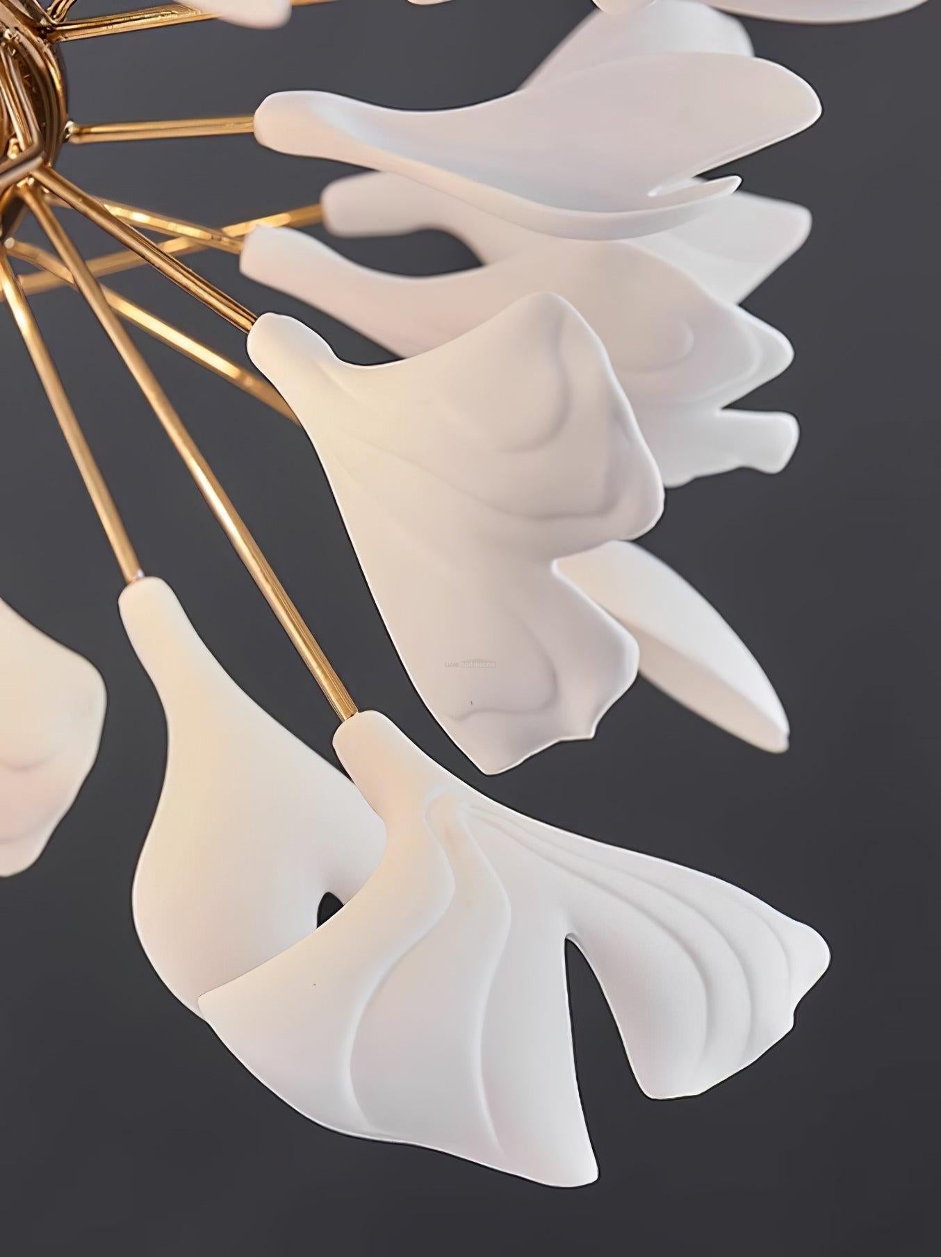 Gingko Chandelier with Double Layer Combination - Gingko, Gingko Chandelier-1-Luxehomezone