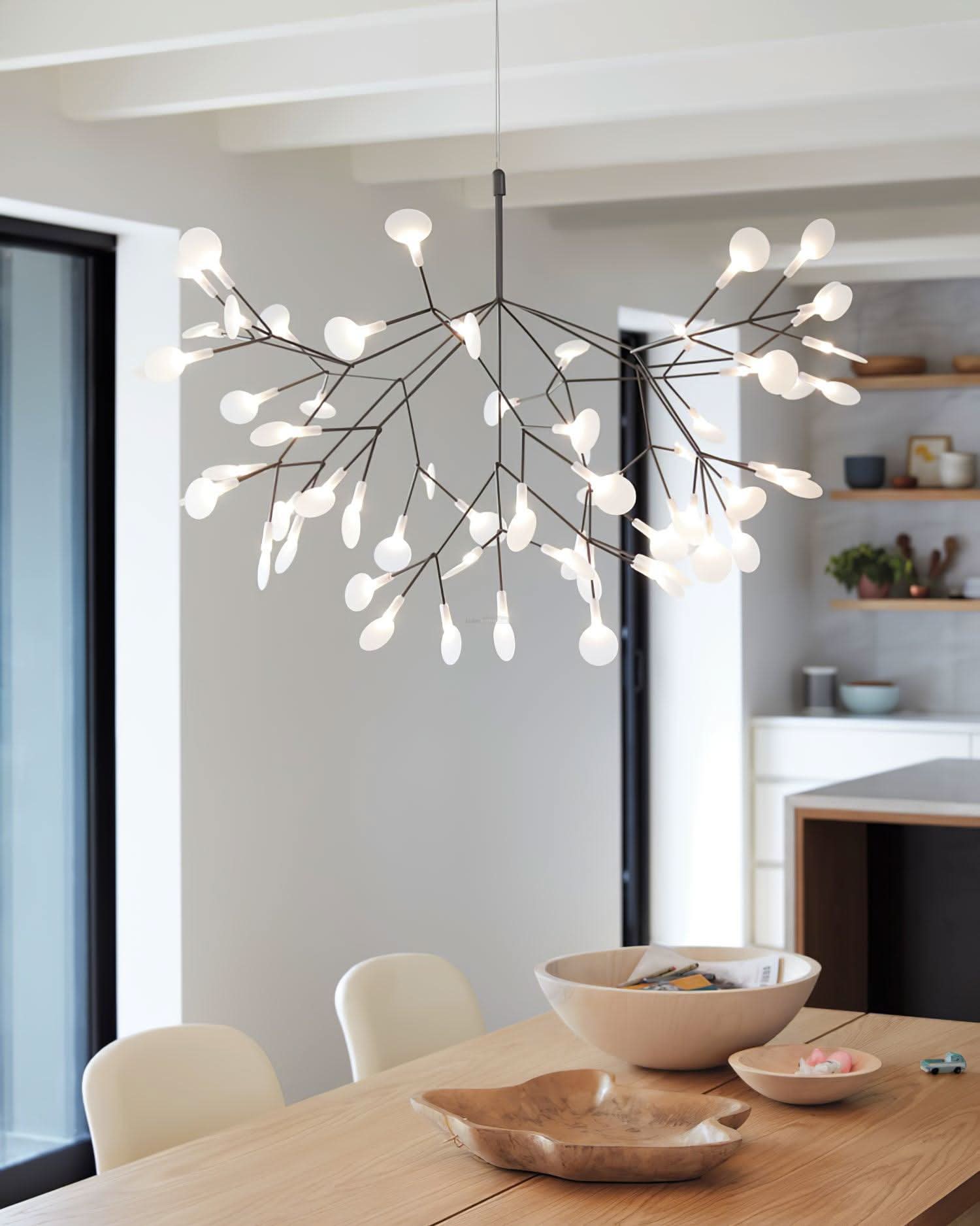 Black Firefly LED Chandelier 20''/29''/40''/60'' - Luxehomezone
