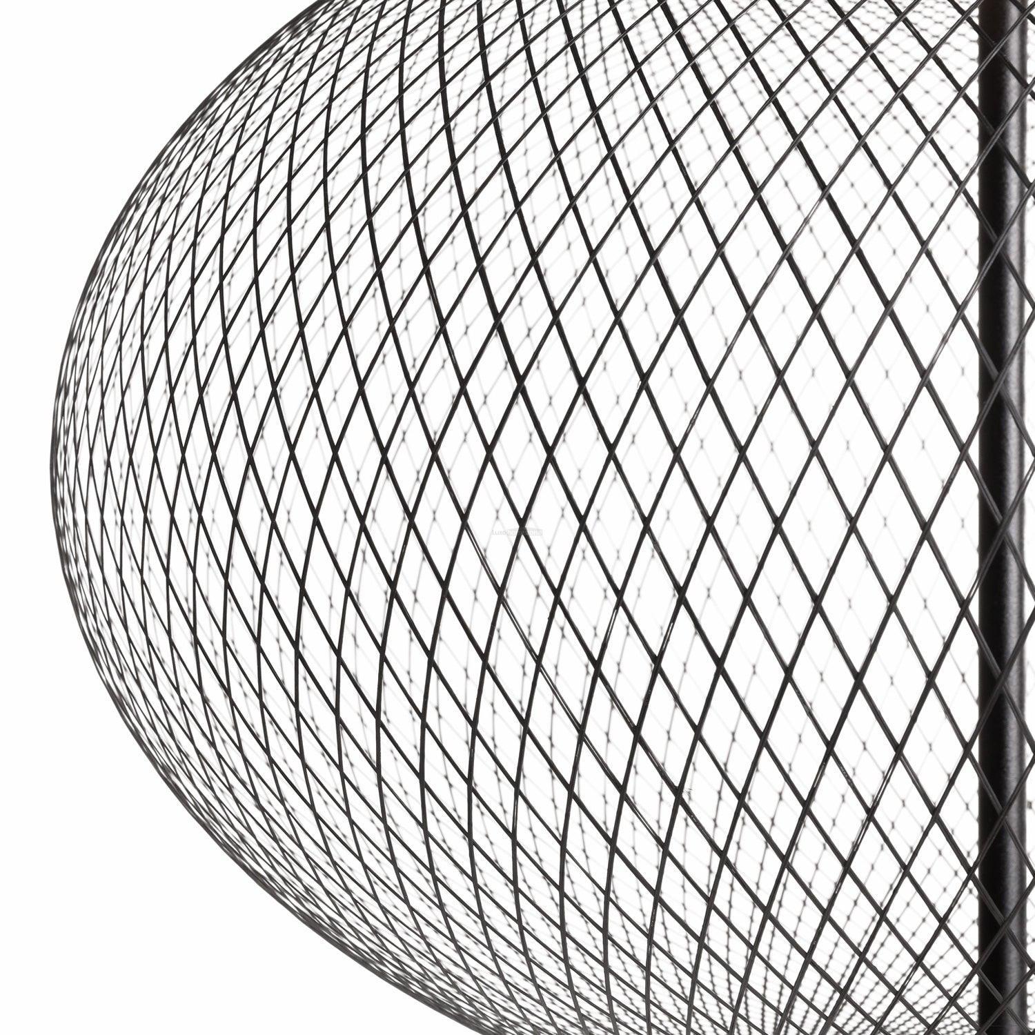 Metallic Meshwork Floor Lamp  ∅ 19.7″ - Metallic Meshwork-1-Luxehomezone