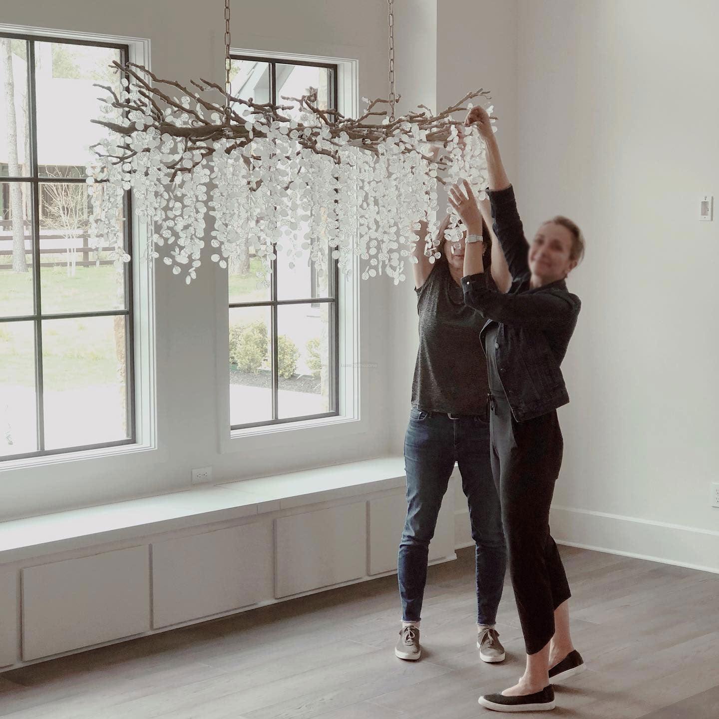 Shiro Noda Crystal Type Chandelier - Branch-1-Luxehomezone