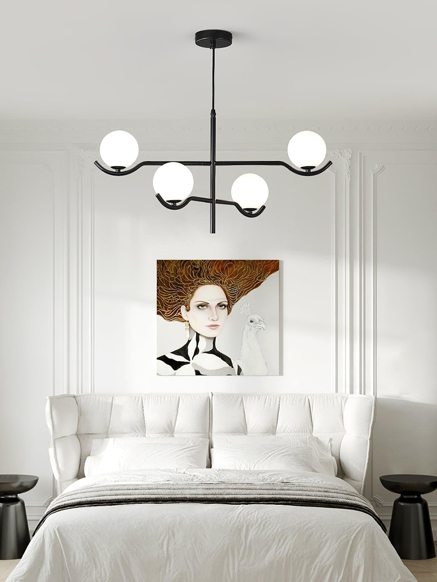 Doris Chandelier with 4/6 heads - Frown-1-Luxehomezone