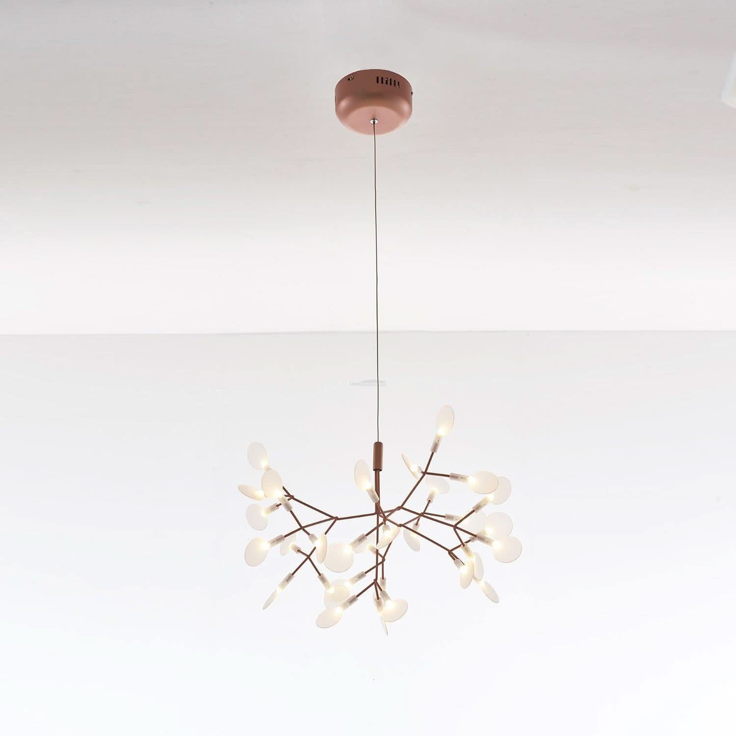 Rose Gold Firefly Chandelier - Branch-1-Luxehomezone