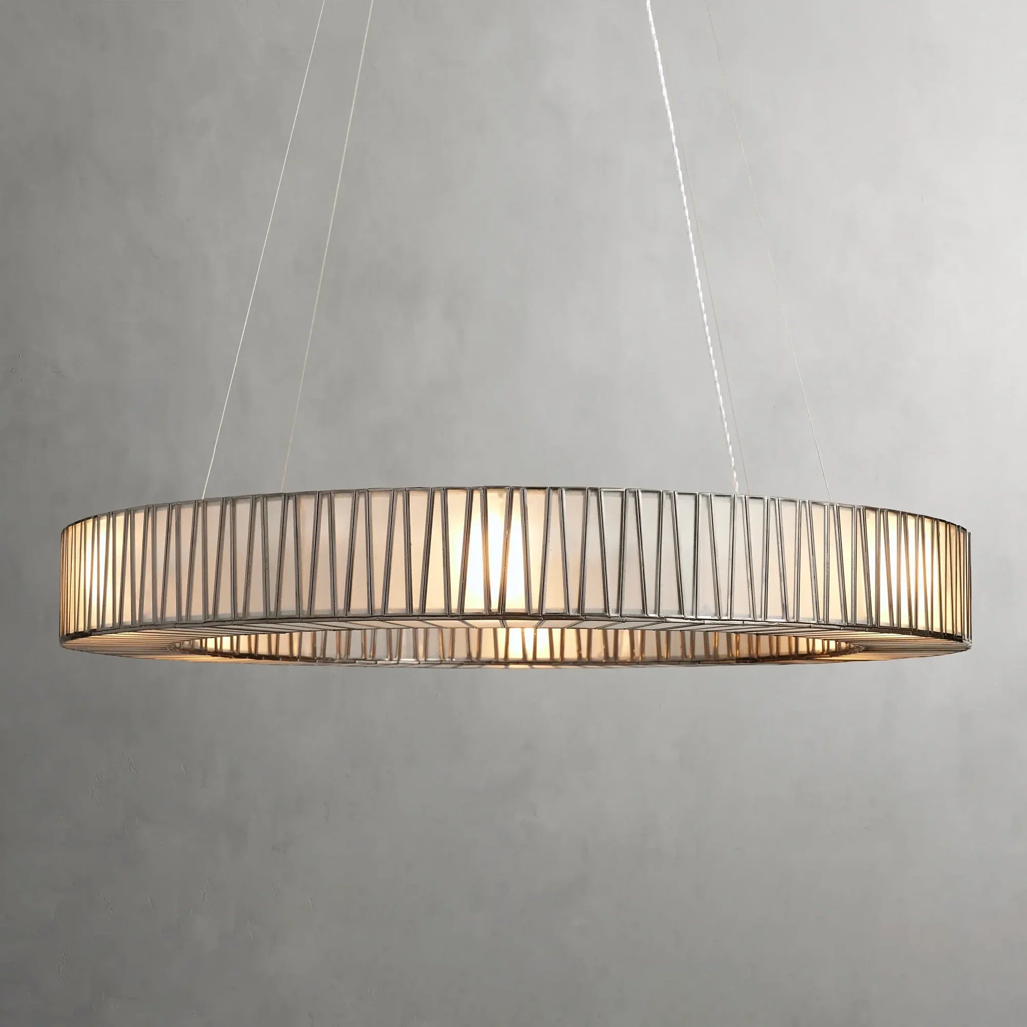 Art Glass Jeunet Round Chandelier - Chandelier, Dinner Room, Glass, Jeunet Series, Living Room- Chandelier1-Luxehomezone