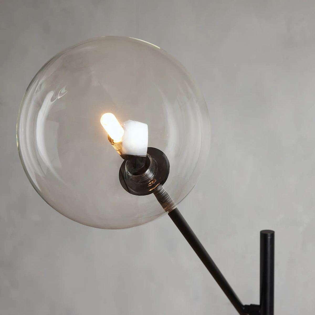 Moder Apollo Glass Ball Task Floor Lamp - All Products, Moder Apollo Series, Table Lamps- Floor Lamp1-Luxehomezone