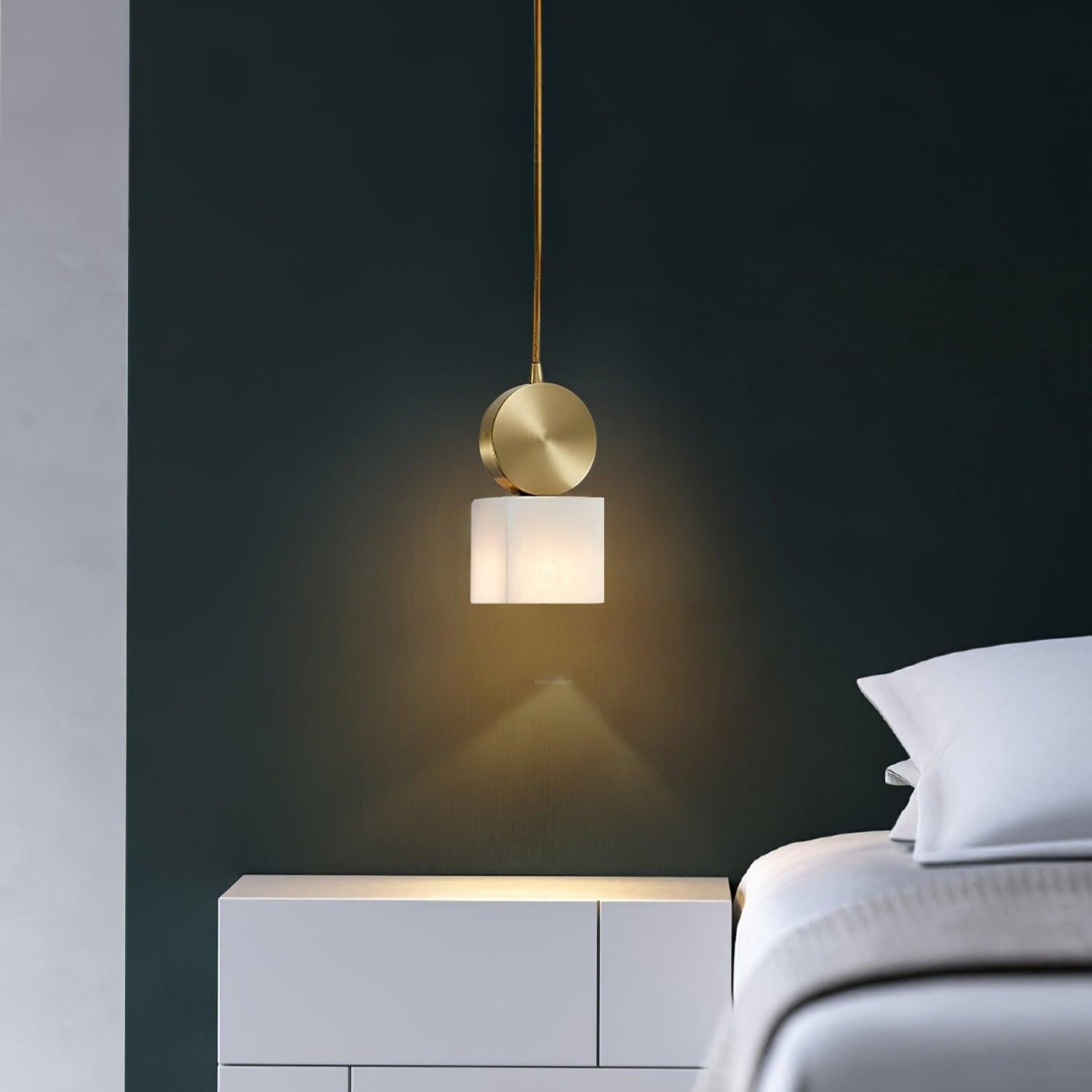 Etruscan Alabaster Marble Pendant Light - Alabaster, Alabaster Pendant-1-Luxehomezone