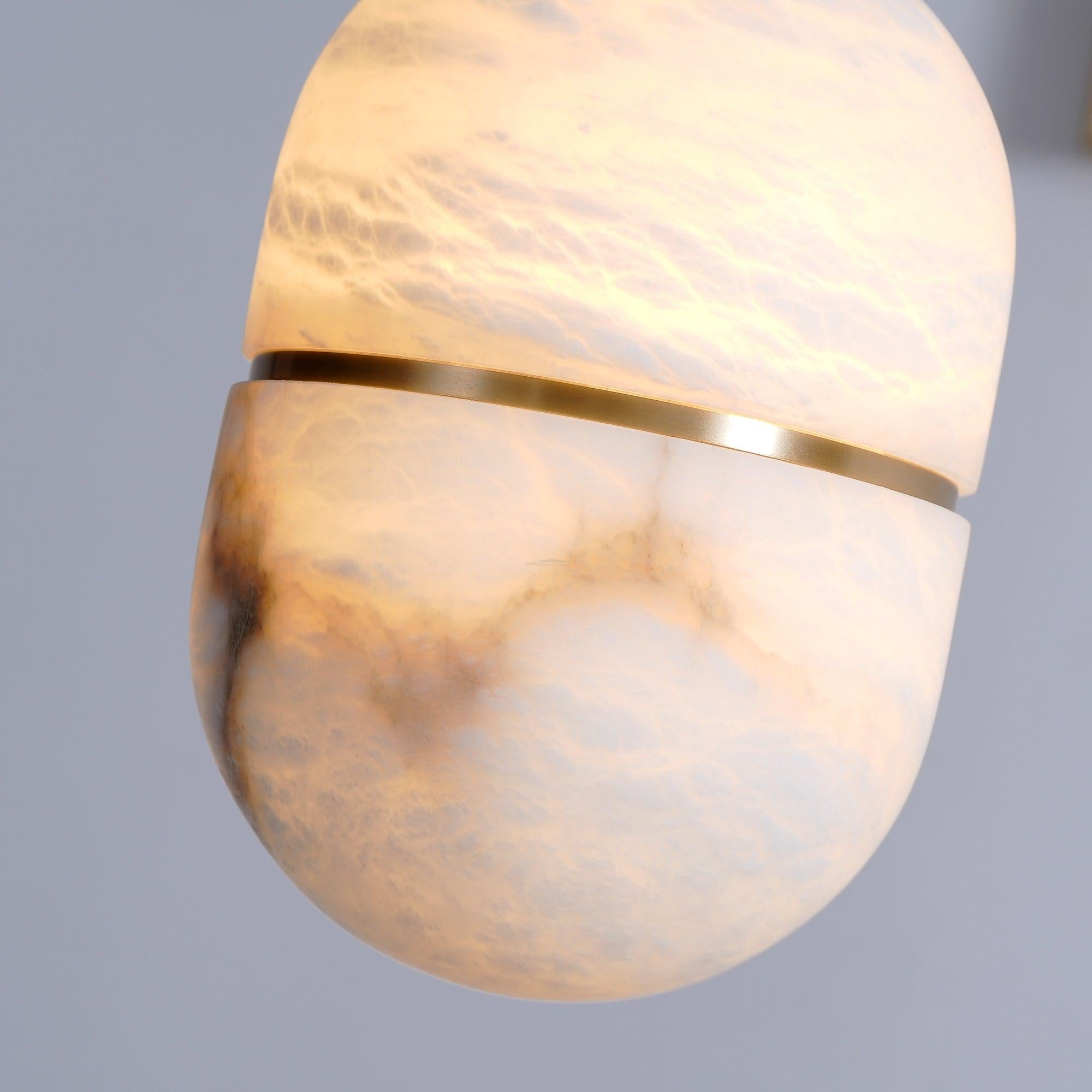 YUM Alabaster Pendant Light - Luxehomezone