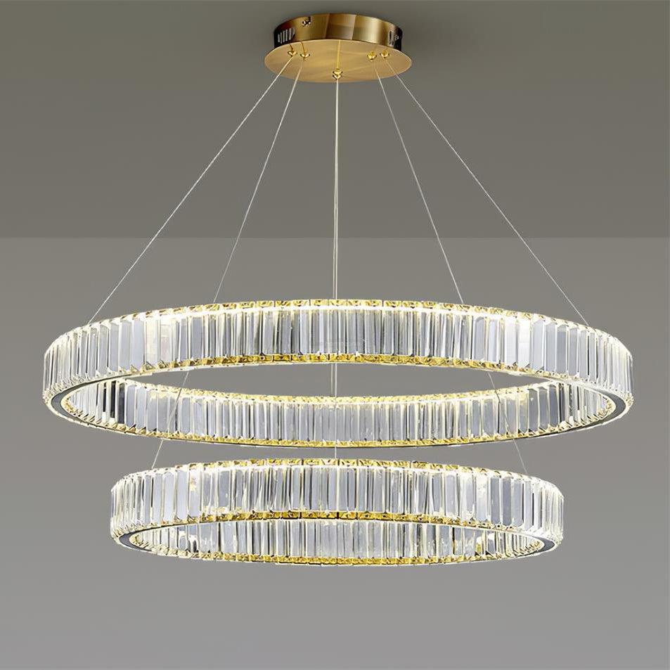 Bertolda Chandeliers ∅ 15.7″ - Crystals-1-Luxehomezone
