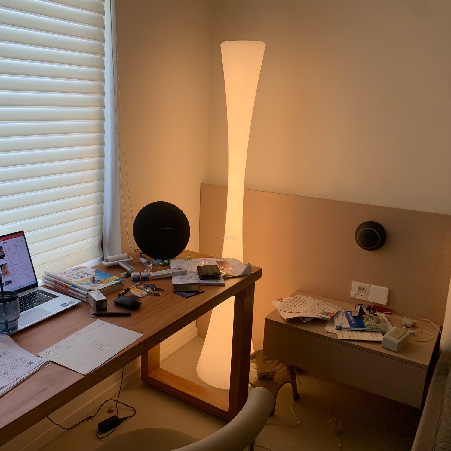 Biconica Pol Floor Lamp  ∅ 13.8″ - Pillar-1-Luxehomezone