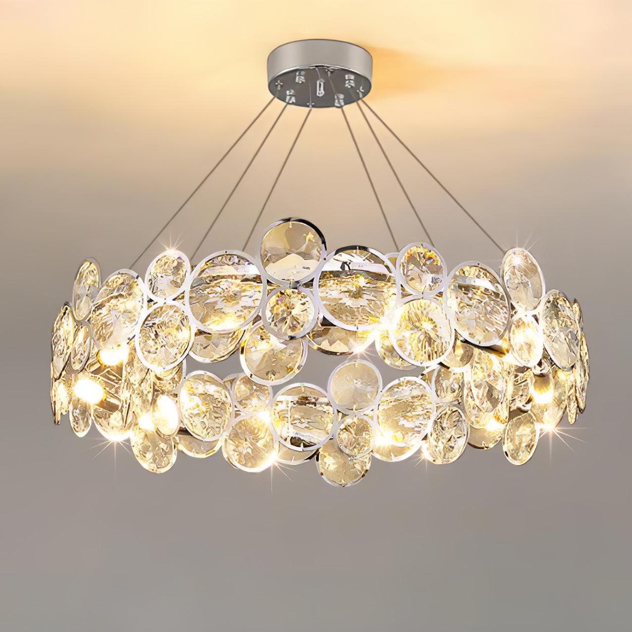 Chrome Crystal Chandelier - Crystals-1-Luxehomezone