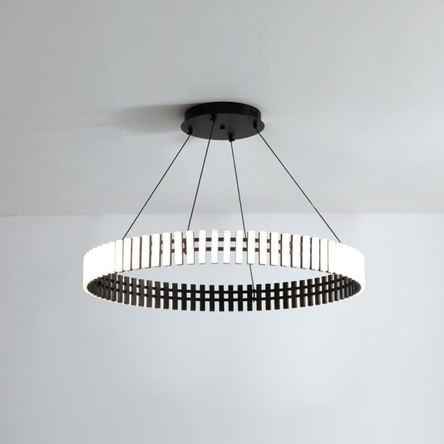 Hanging LED Chandelier ∅ 15.7″ - ring-1-Luxehomezone