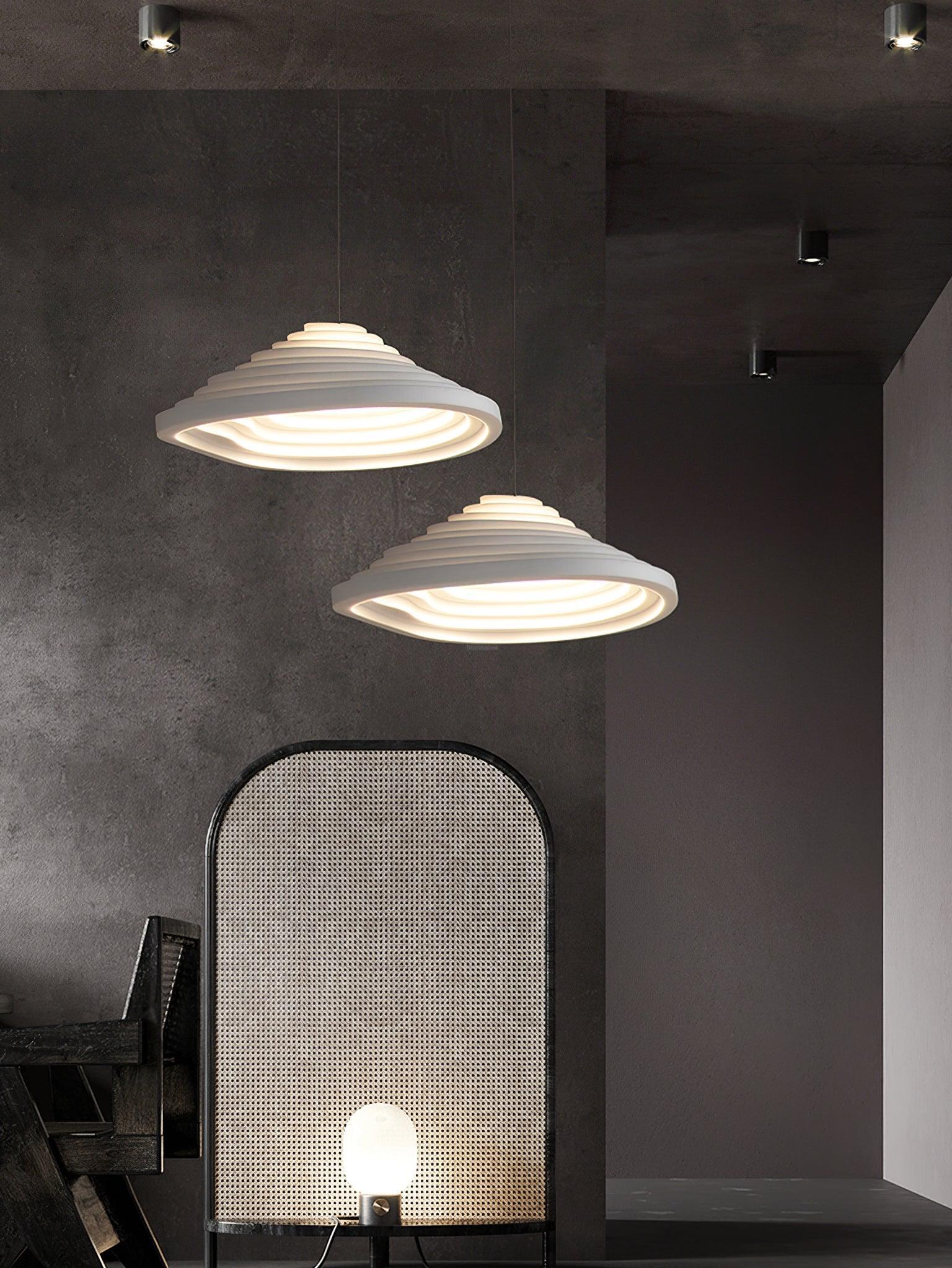 Rice Field Acoustic Acrylic Pendant - Luxehomezone