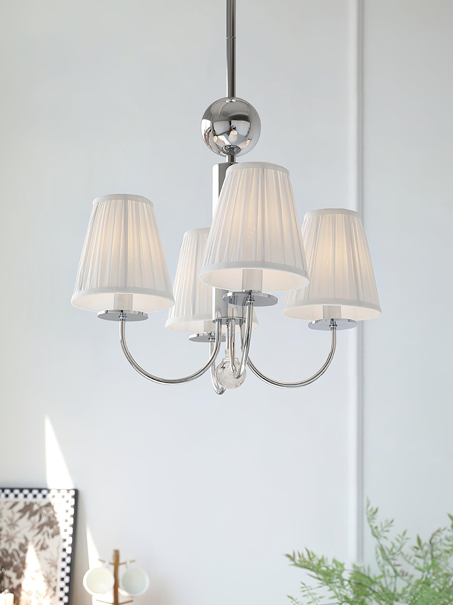 Simplicity Chrome Chandelier Φ 19.7″ - Variety-1-Luxehomezone